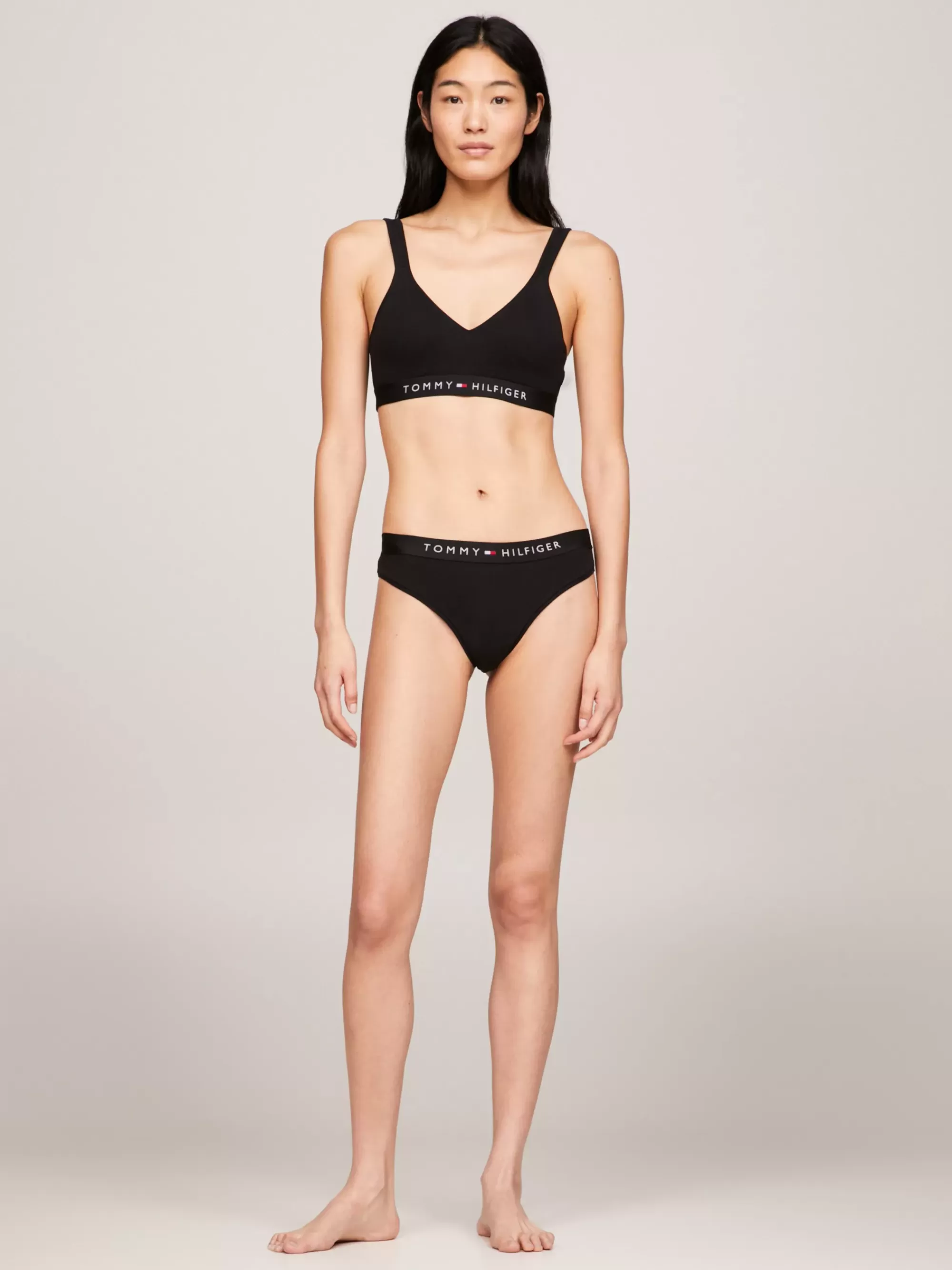 Bh's | Lingerie*Tommy Hilfiger TH Original Padded Lift Bralette BLACK