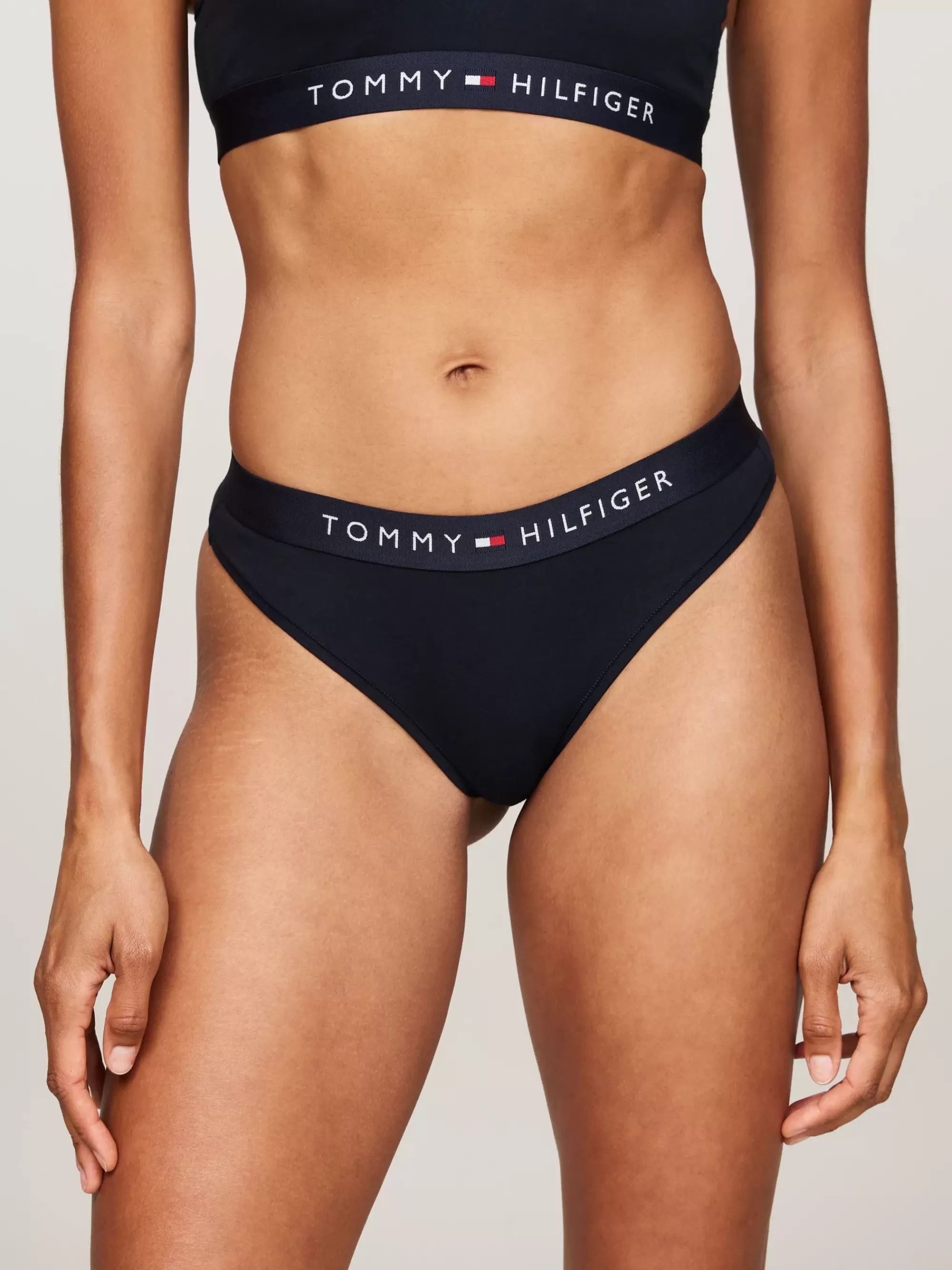 Slips | Lingerie*Tommy Hilfiger TH Original String Met Logotaille DESERT SKY