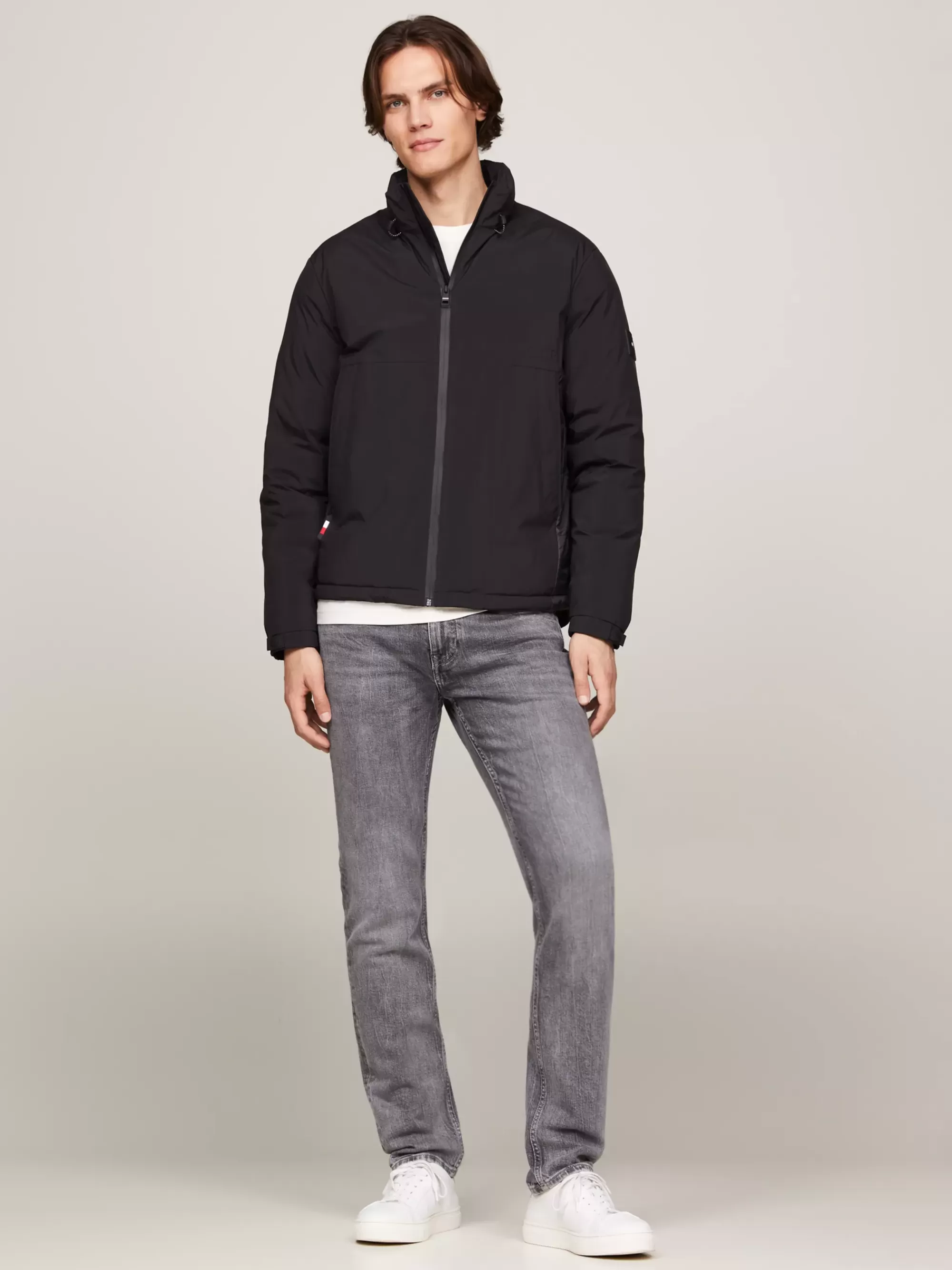 Jassen & Jacks*Tommy Hilfiger TH Warm Portland-jack Met Padding BLACK