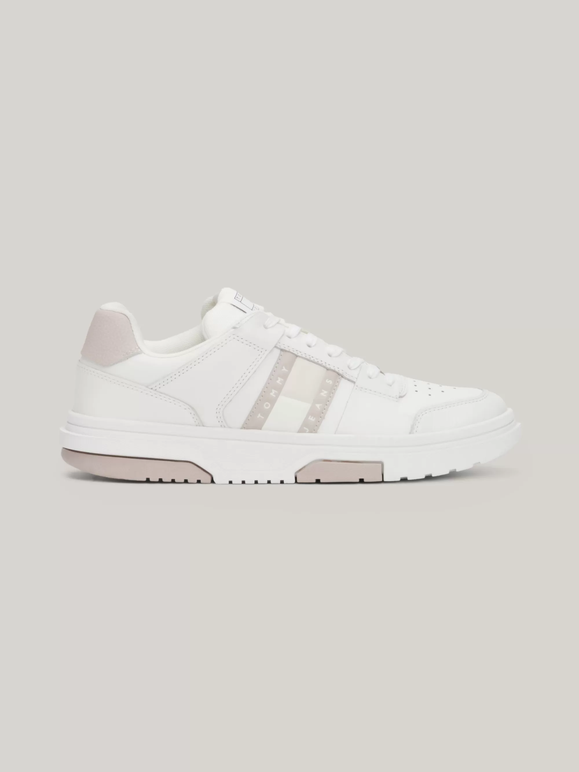 Sneakers*Tommy Hilfiger The Brooklyn Leren Vetersneaker DRIFTY DUNES