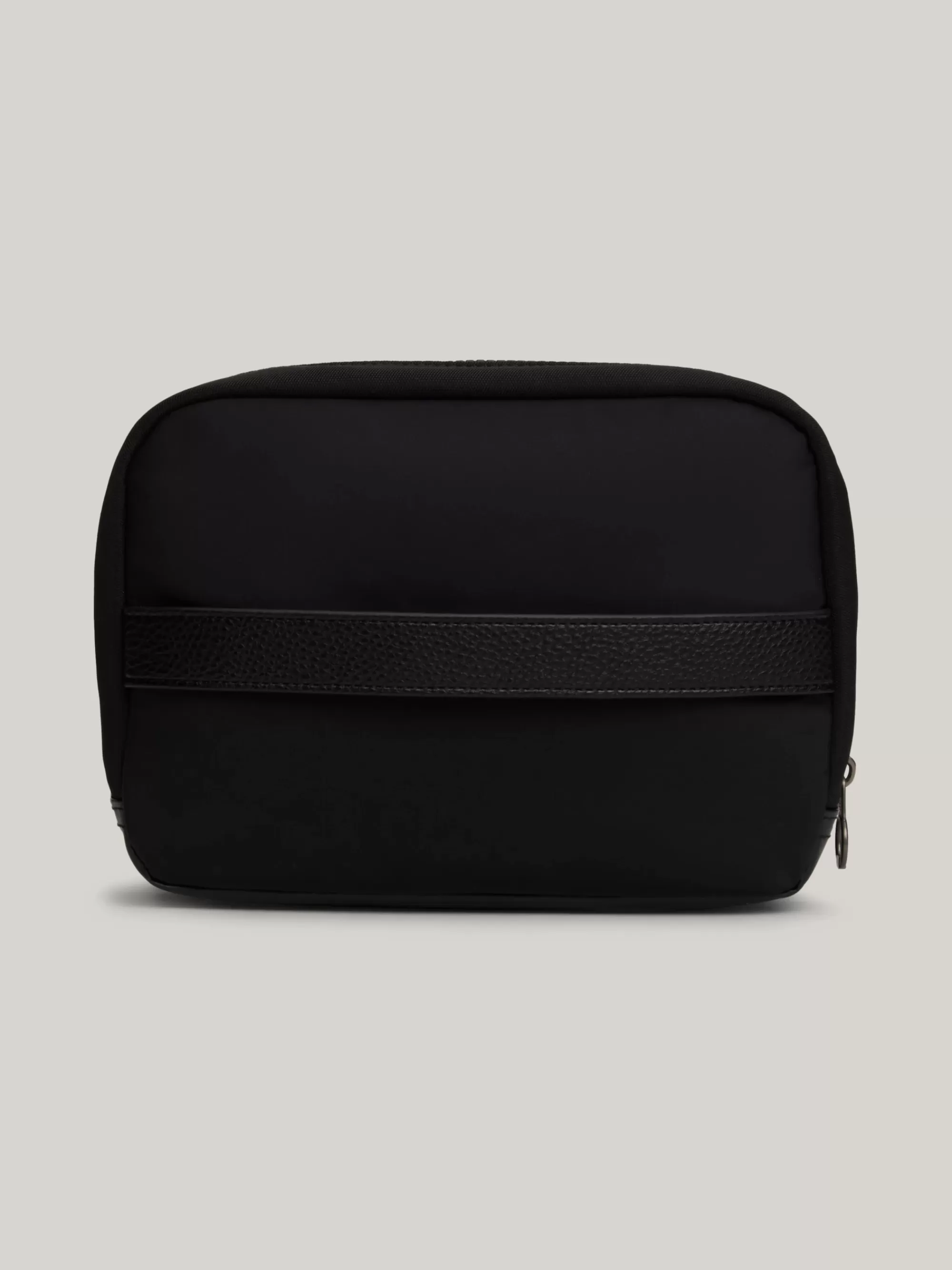 Toilettassen*Tommy Hilfiger Toilettas Met Gemengde Texturen En Logobadge BLACK