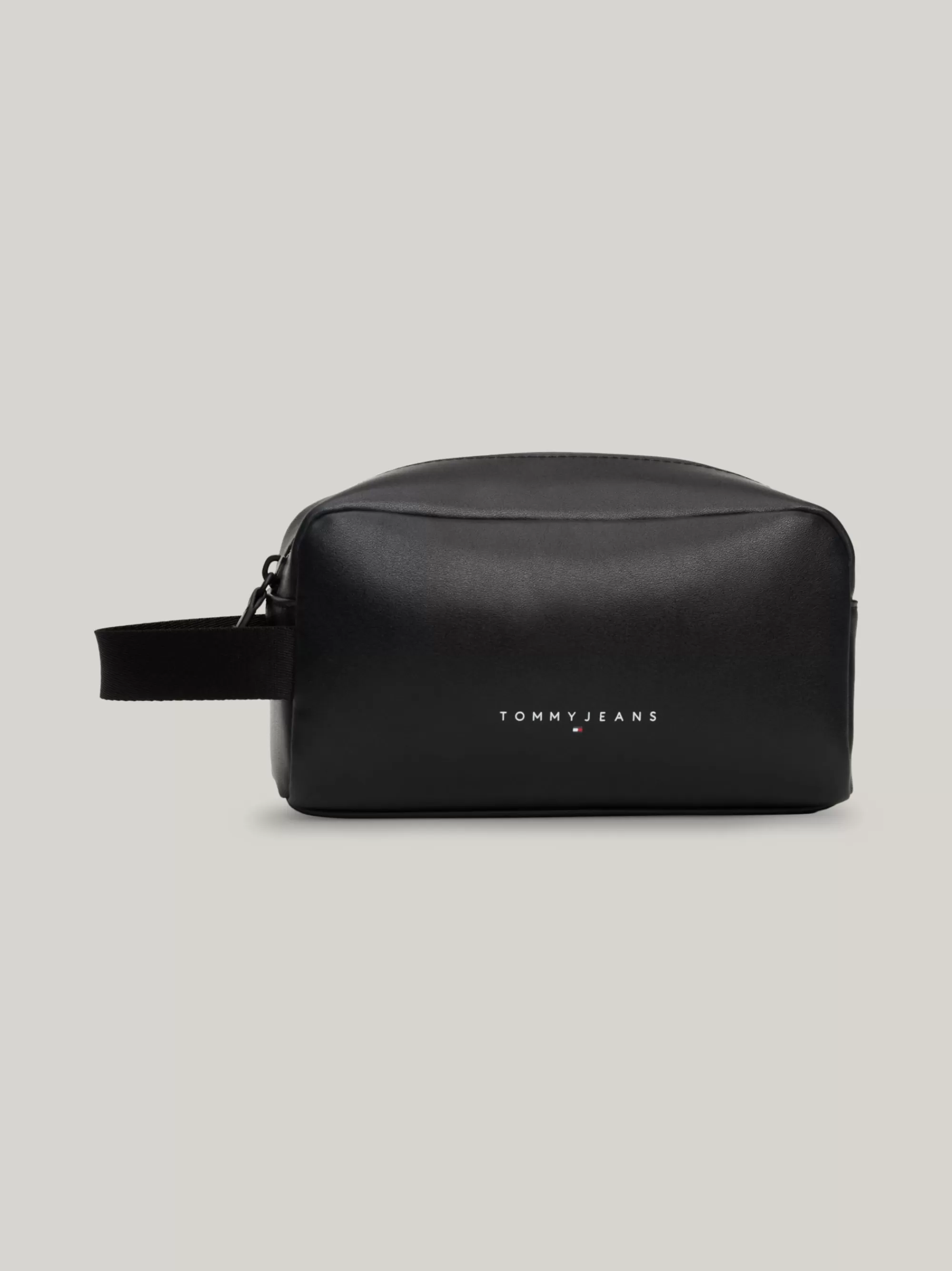 Toilettassen*Tommy Hilfiger Toilettas Met Logo En Handvat Aan De Zijkant BLACK