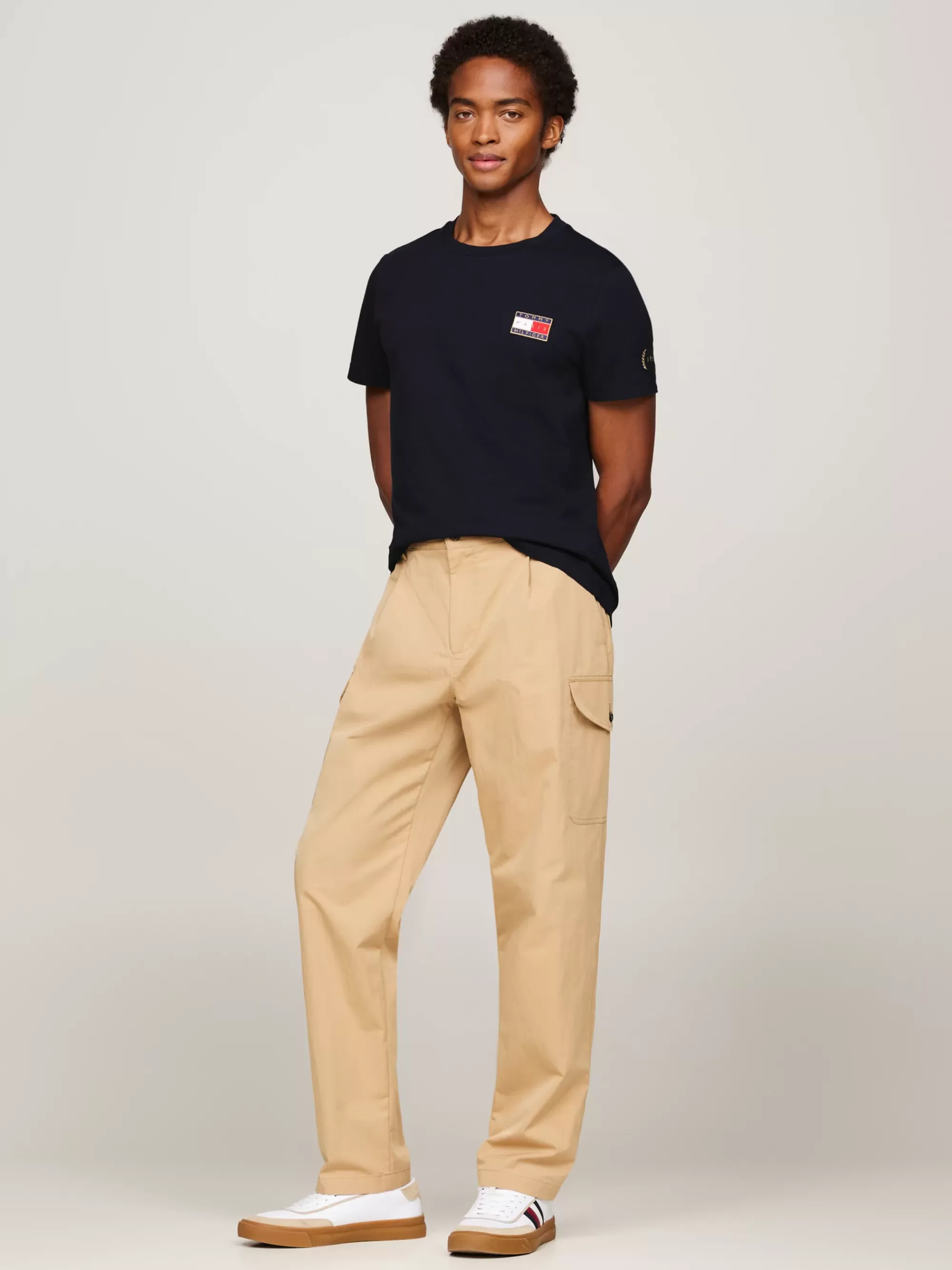 T-Shirts*Tommy Hilfiger Paris 1985 Slim T-shirt DESERT SKY