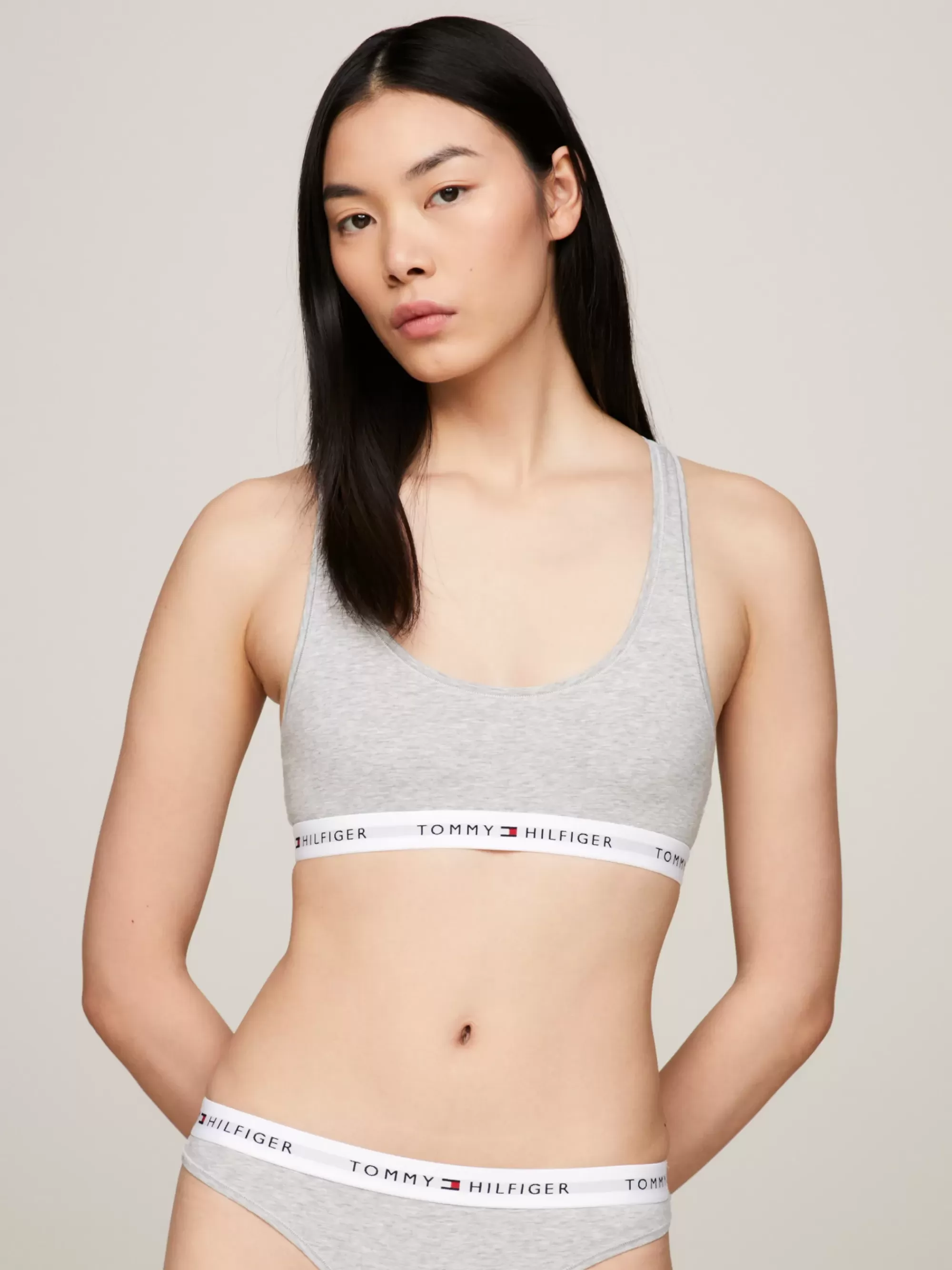 Bh's | Lingerie*Tommy Hilfiger Tommy Icons Bralette Zonder Voering LIGHT GREY HEATHER