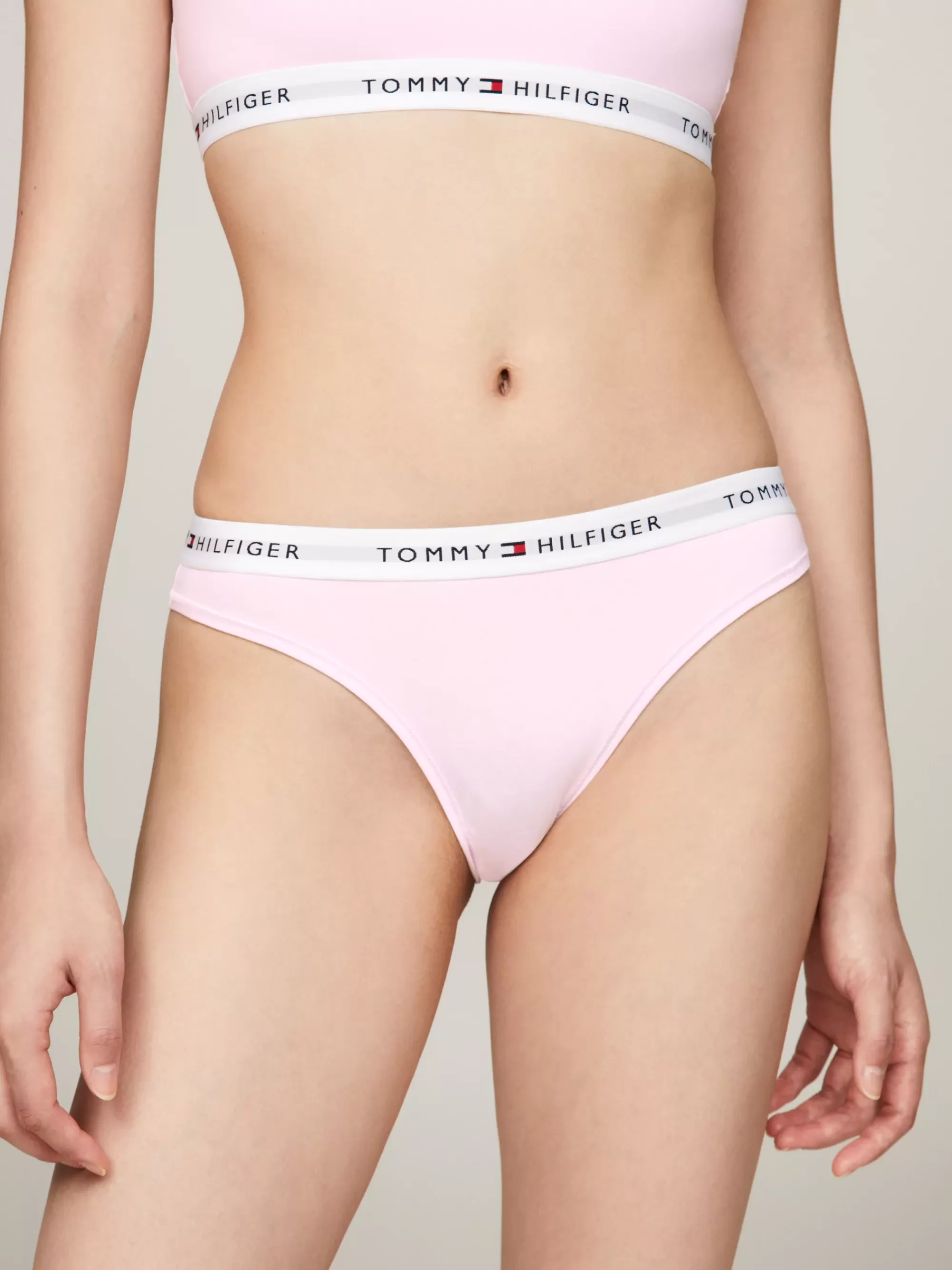 Slips | Lingerie*Tommy Hilfiger Tommy Icons Slip Met Herhalend Logo LIGHT PINK