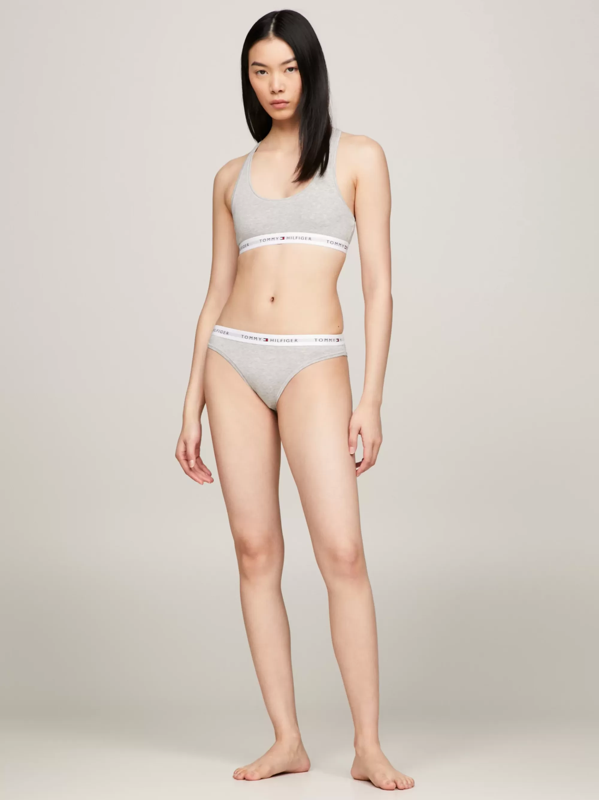 Slips | Lingerie*Tommy Hilfiger Tommy Icons Slip Met Herhalend Logo LIGHT GREY HEATHER