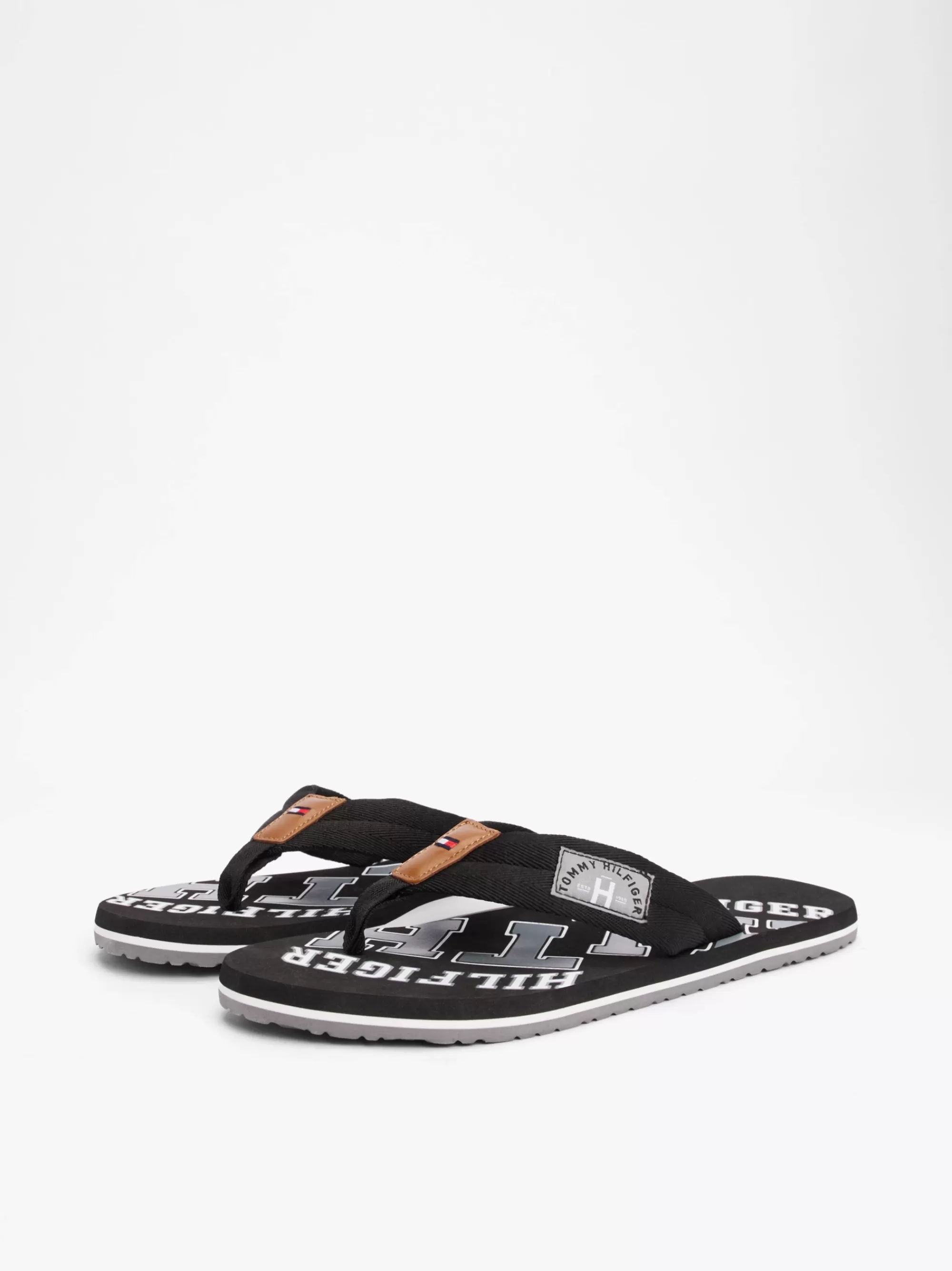 Sandalen & Flip Flops*Tommy Hilfiger Tommy Teenslipper BLACK
