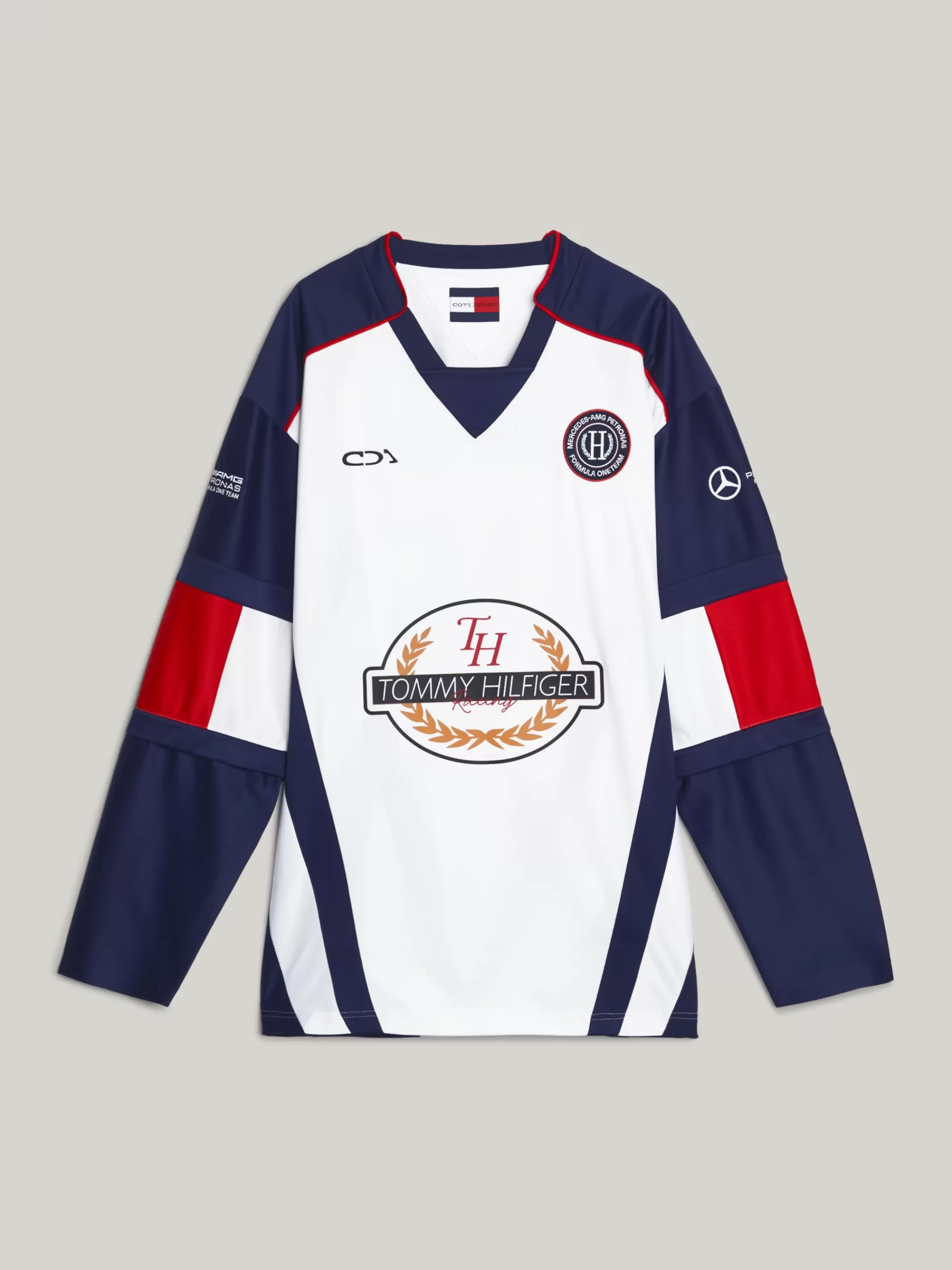 Sweatshirts & Hoodies*Tommy Hilfiger Tommy X Mercedes F1 X CR Ijshockey-sweatshirt WHITE