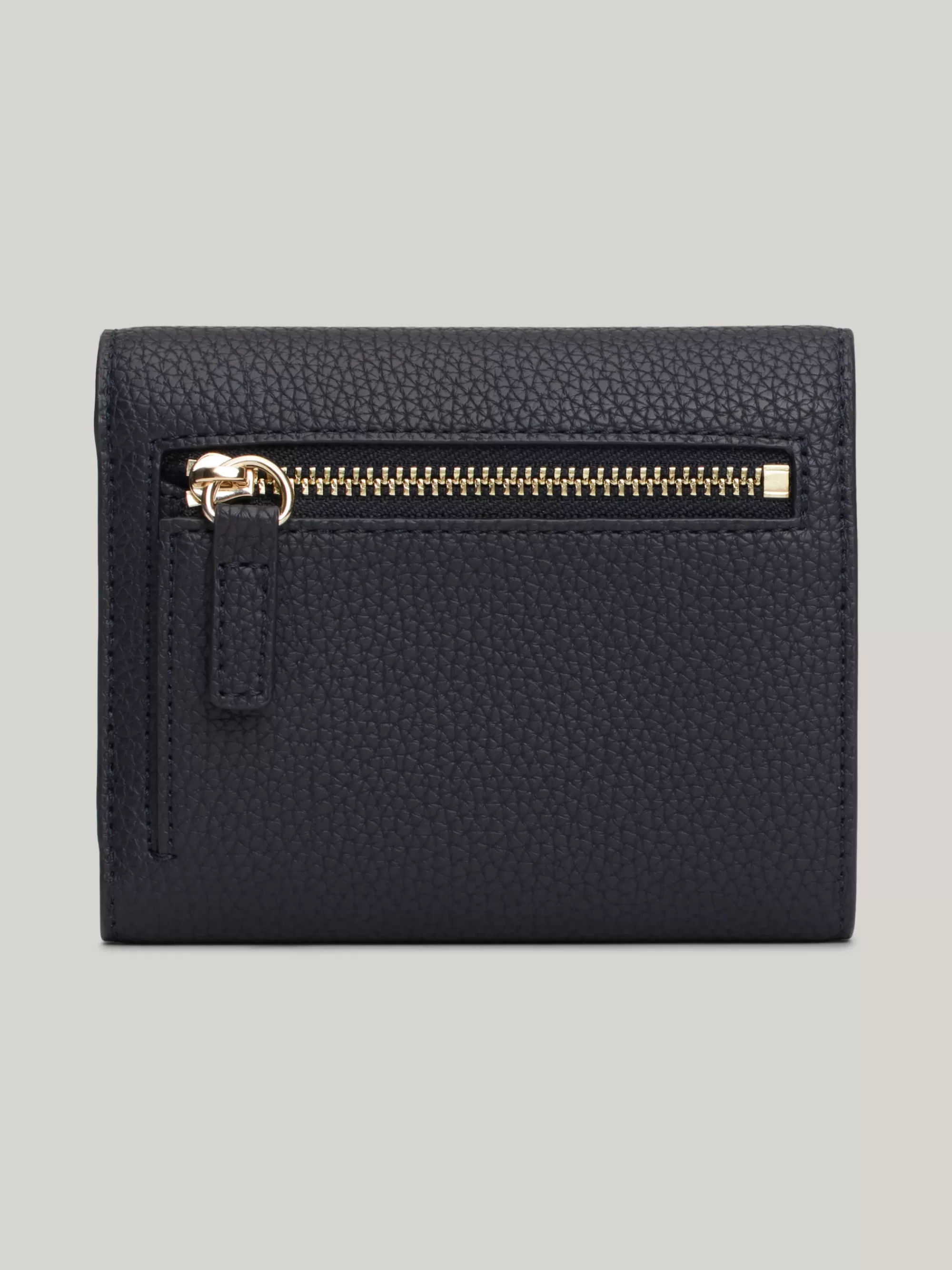 Portemonnees & Sleutelhangers*Tommy Hilfiger Trifold Portemonnee Met TH Monogram SPACE BLUE