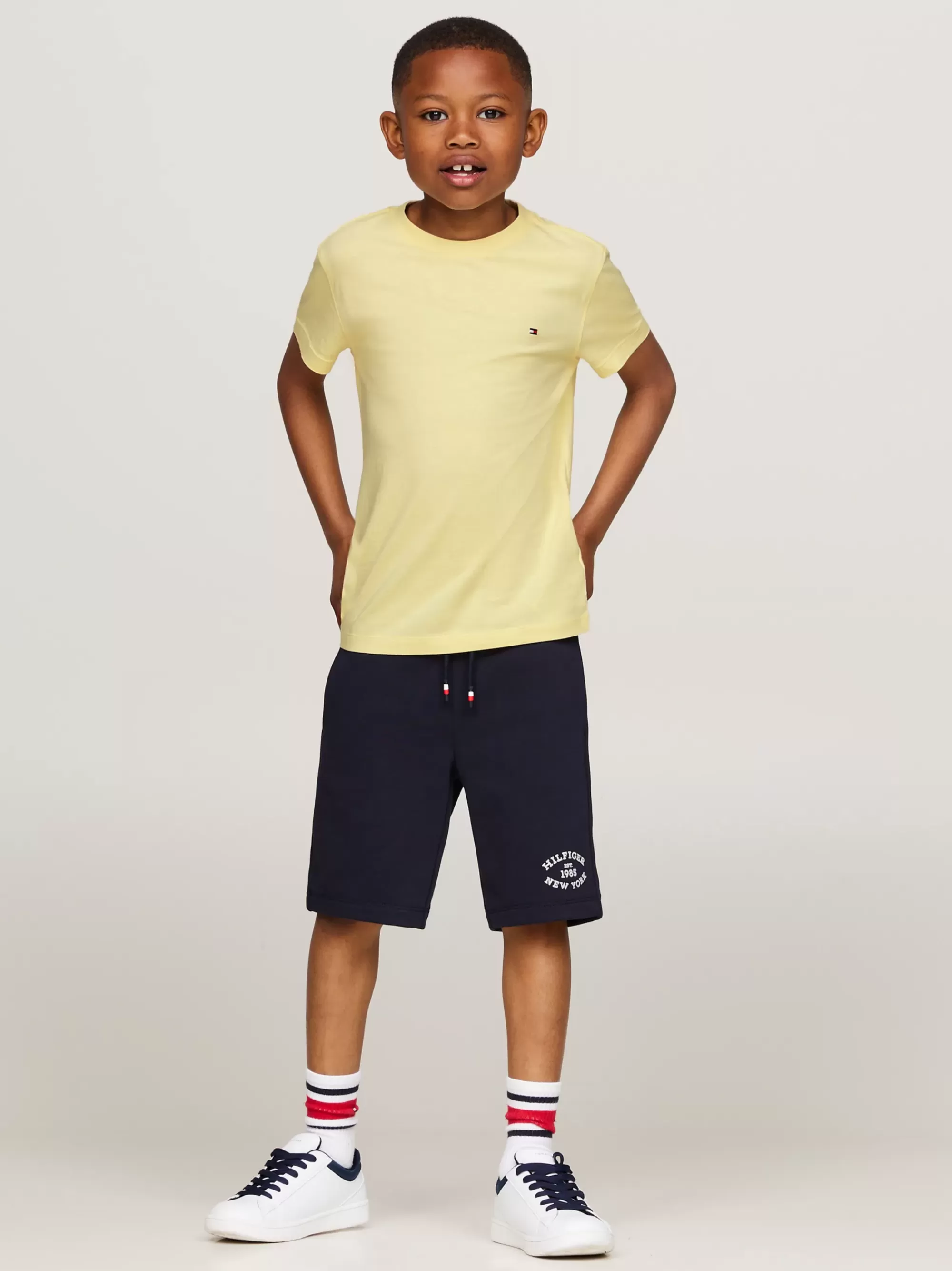 T-Shirts & Polo's*Tommy Hilfiger T-shirt Met Ronde Hals LEMON ZEST