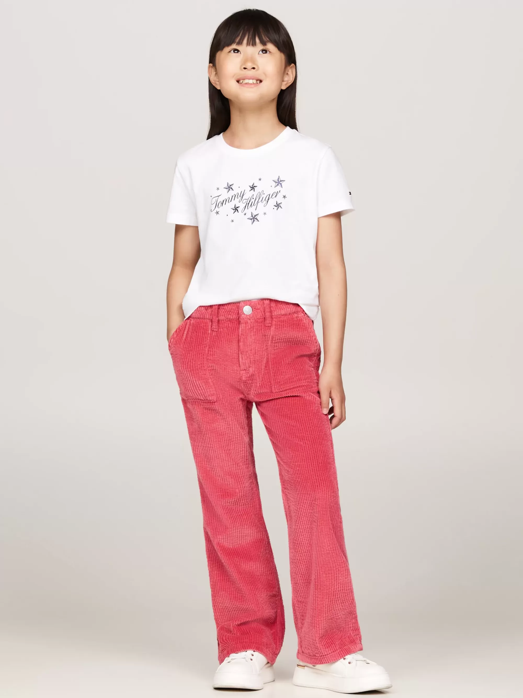 Tops & T-Shirts*Tommy Hilfiger T-shirt Met Scriptlogo WHITE