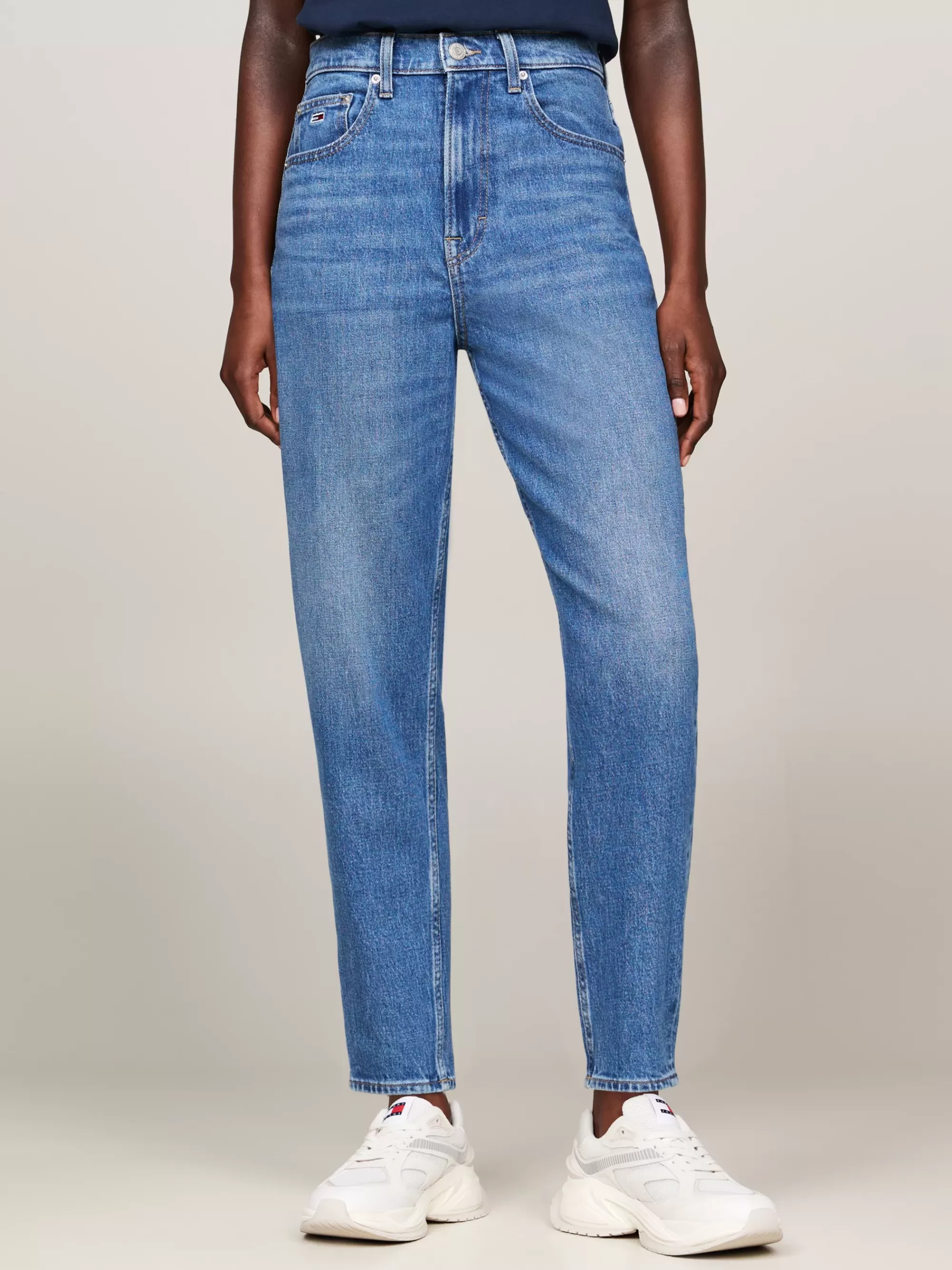Jeans*Tommy Hilfiger Ultra High Rise En Tapered Mom Jeans DENIM MEDIUM