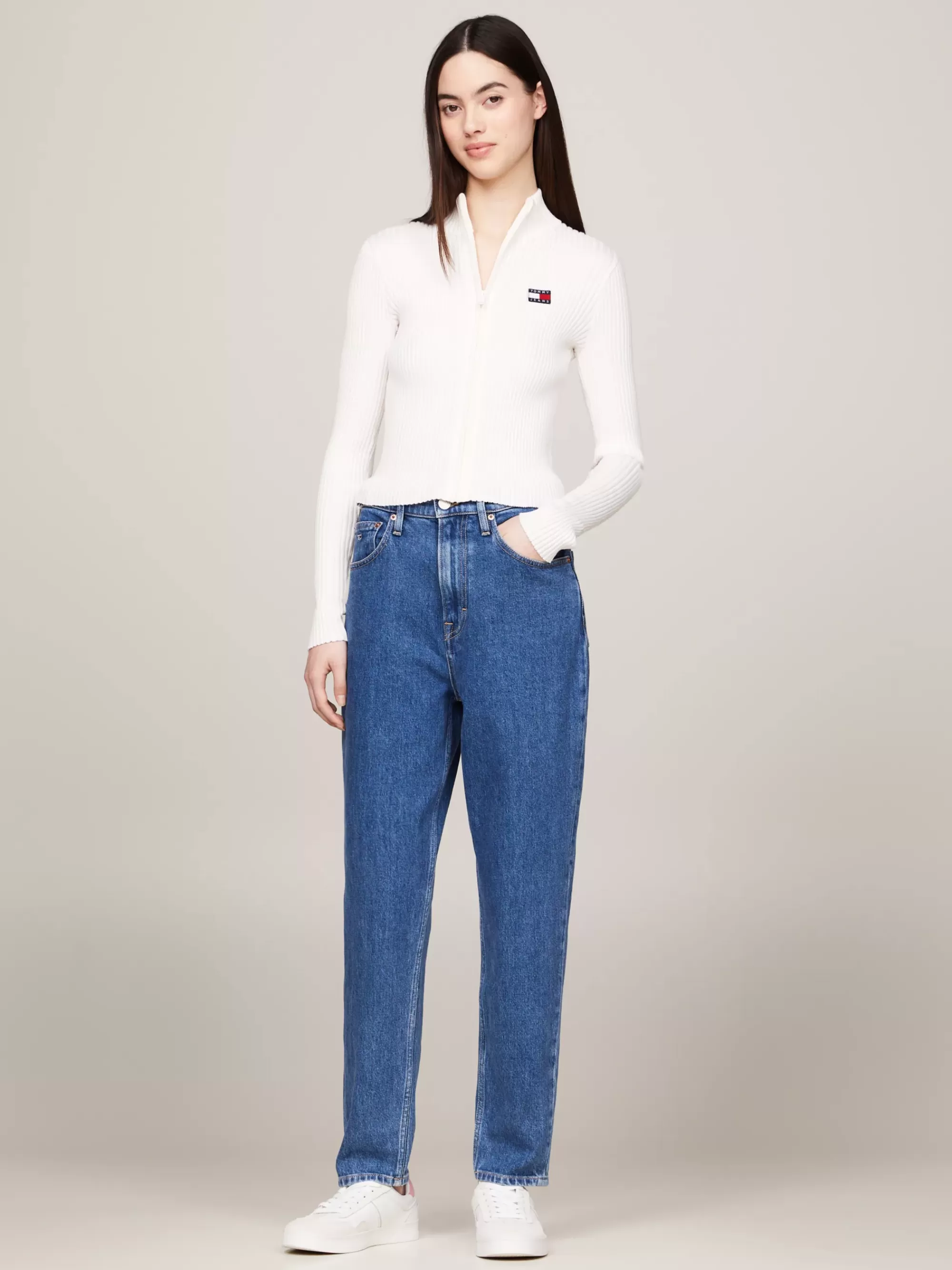 Jeans*Tommy Hilfiger Ultra High Rise Tapered Mom Jeans DENIM MEDIUM