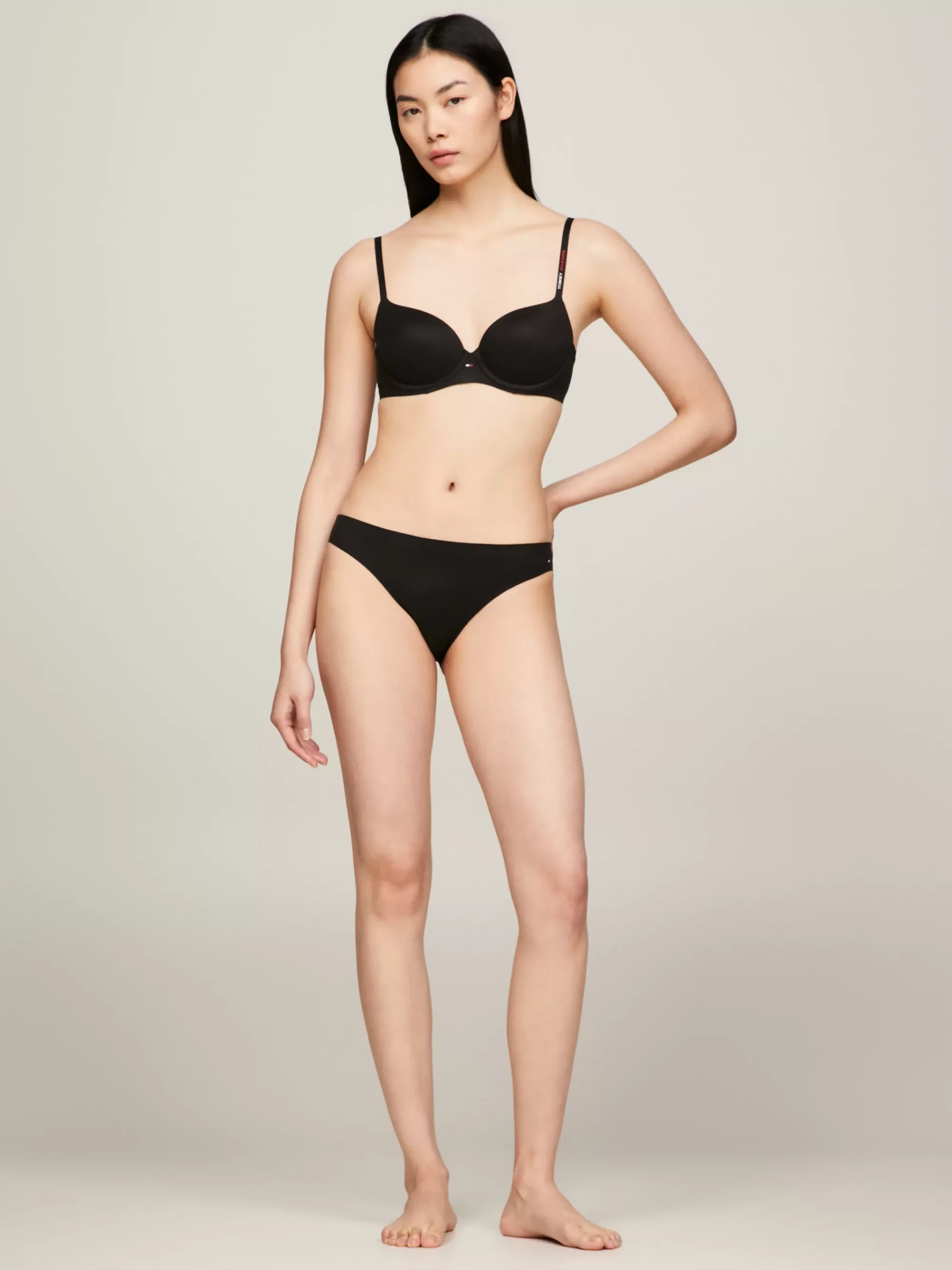 Bh's | Lingerie*Tommy Hilfiger Ultrasoft Demi-cup-bh BLACK