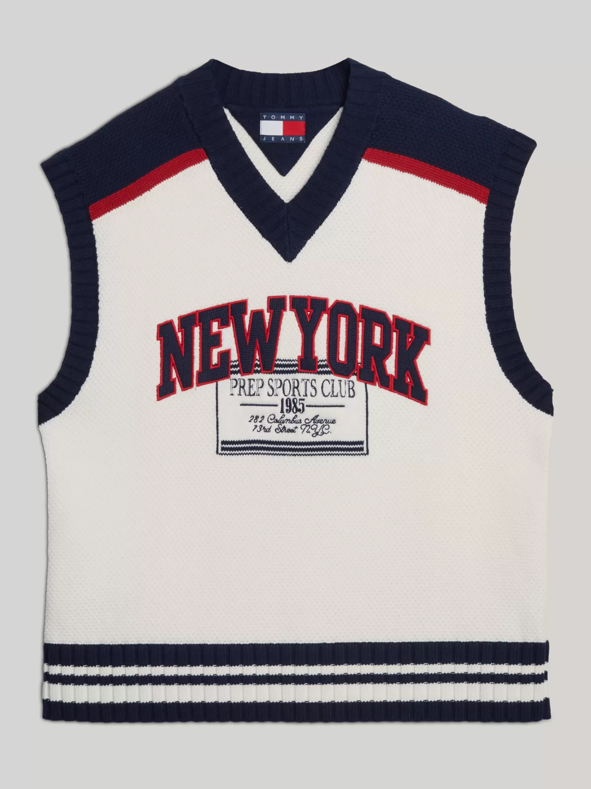 Truien & Vesten*Tommy Hilfiger Uniseks Gebreide Relaxed Fit Cricketspencer HIGHLAND SPIRIT