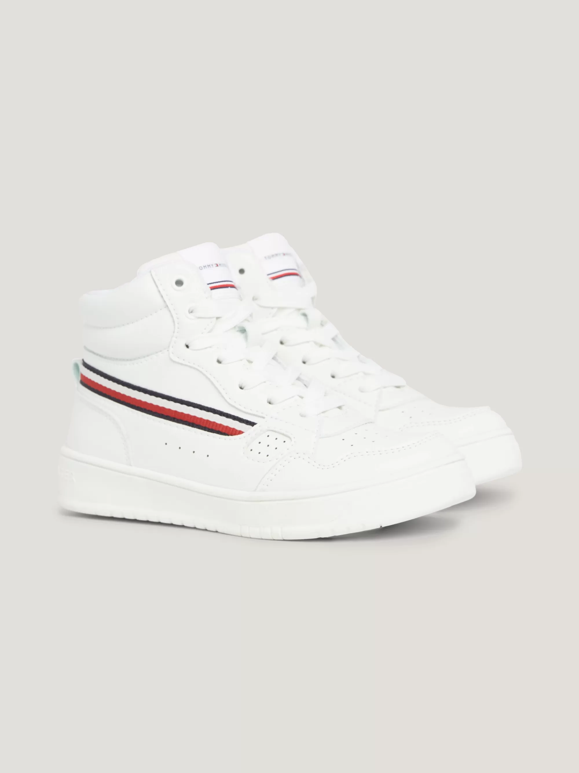 Schoenen & Accessoires | Schoenen & Accessoires*Tommy Hilfiger Uniseks Hoge Sneaker OFF WHITE