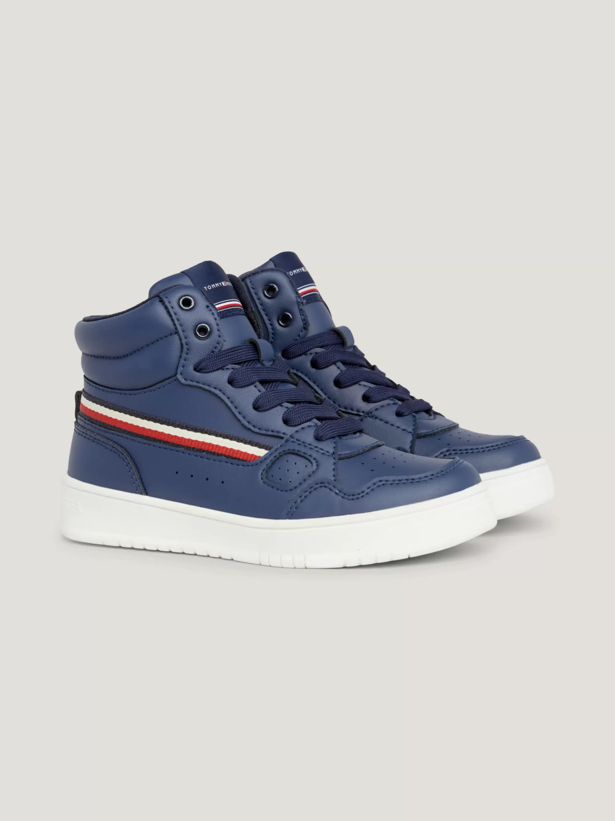 Schoenen & Accessoires | Schoenen & Accessoires*Tommy Hilfiger Uniseks Hoge Sneaker BLUE