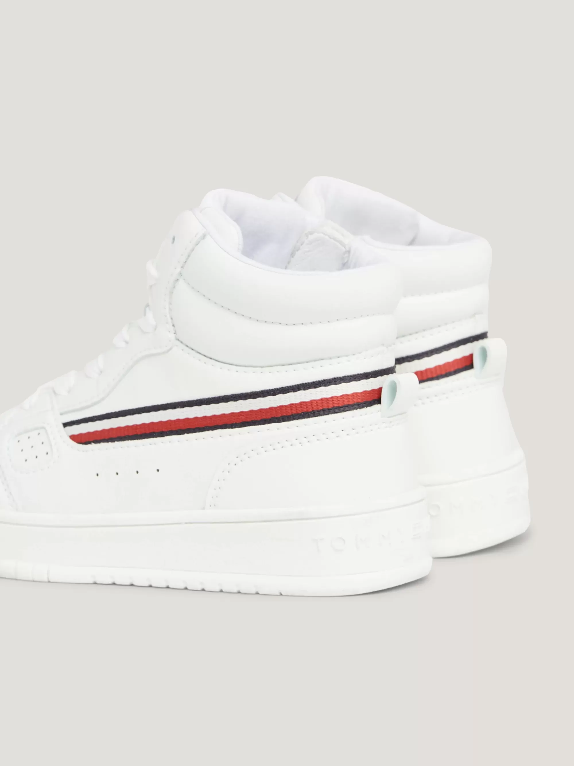 Schoenen & Accessoires | Schoenen & Accessoires*Tommy Hilfiger Uniseks Hoge Sneaker OFF WHITE