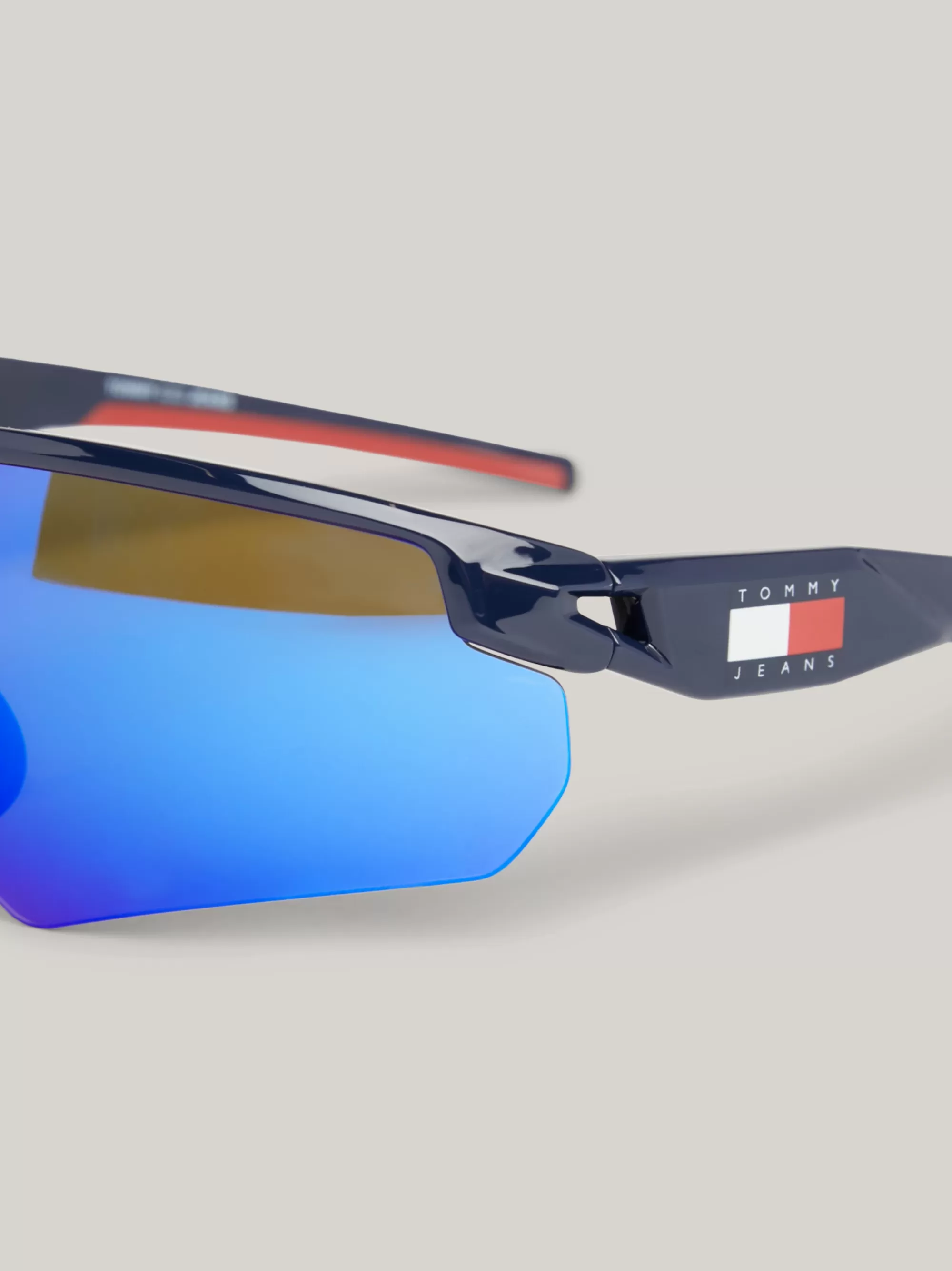 Zonnebrillen | Zonnebrillen*Tommy Hilfiger Uniseks Zonnebril Met Gespiegelde Glazen BLUE BLUE