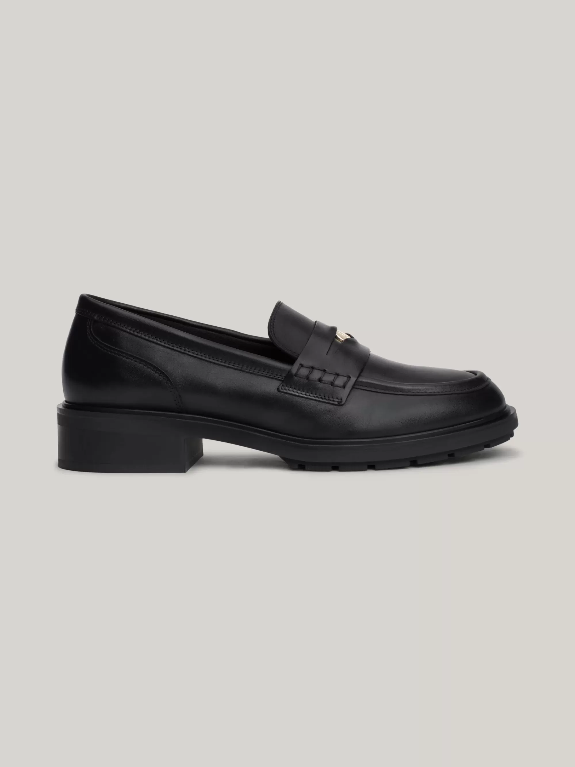Mocassins & Instappers | Platte Schoenen*Tommy Hilfiger Utility Penny Loafer Met Halve Profielzool BLACK