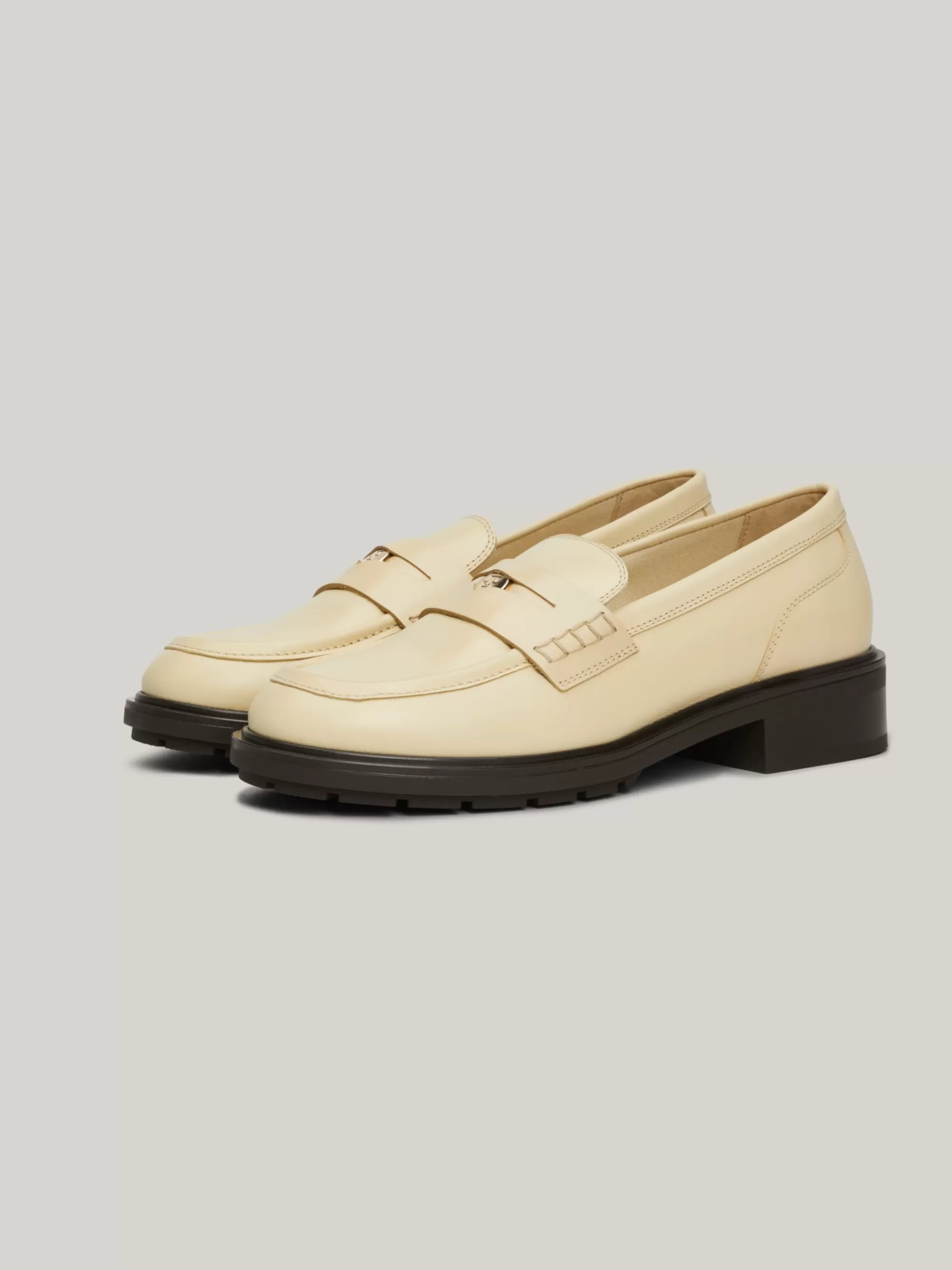 Mocassins & Instappers | Platte Schoenen*Tommy Hilfiger Utility Penny Loafer Met Halve Profielzool COUNTRY IVORY