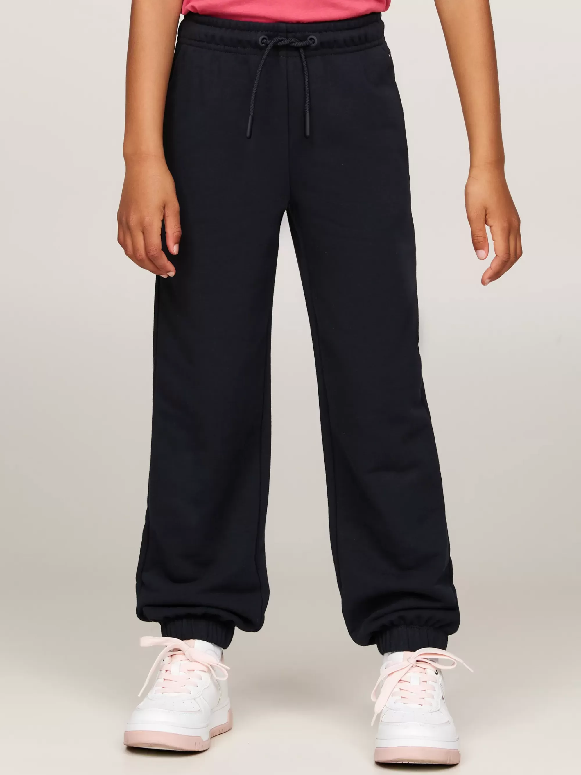 Broeken & Rokken*Tommy Hilfiger Varsity Relaxed Fit Jogger Met Gebogen Logo DESERT SKY