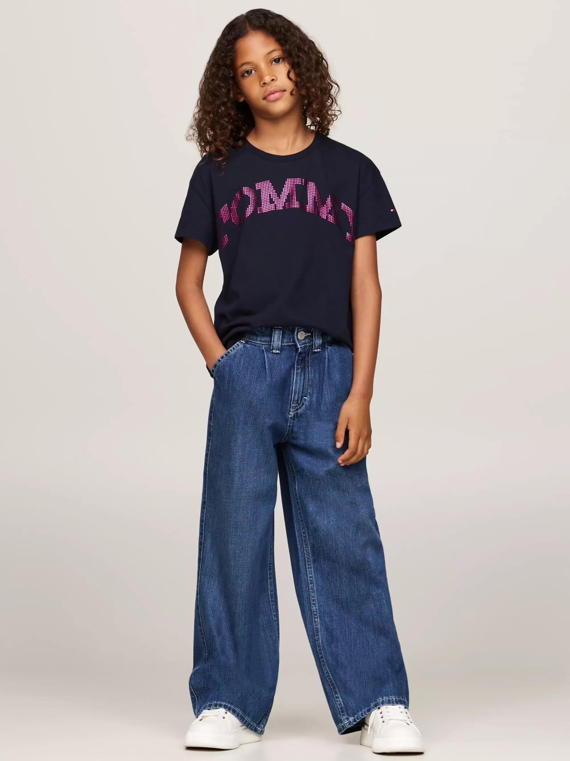 Tops & T-Shirts*Tommy Hilfiger Varsity Relaxed Fit T-shirt Met Logo DESERT SKY