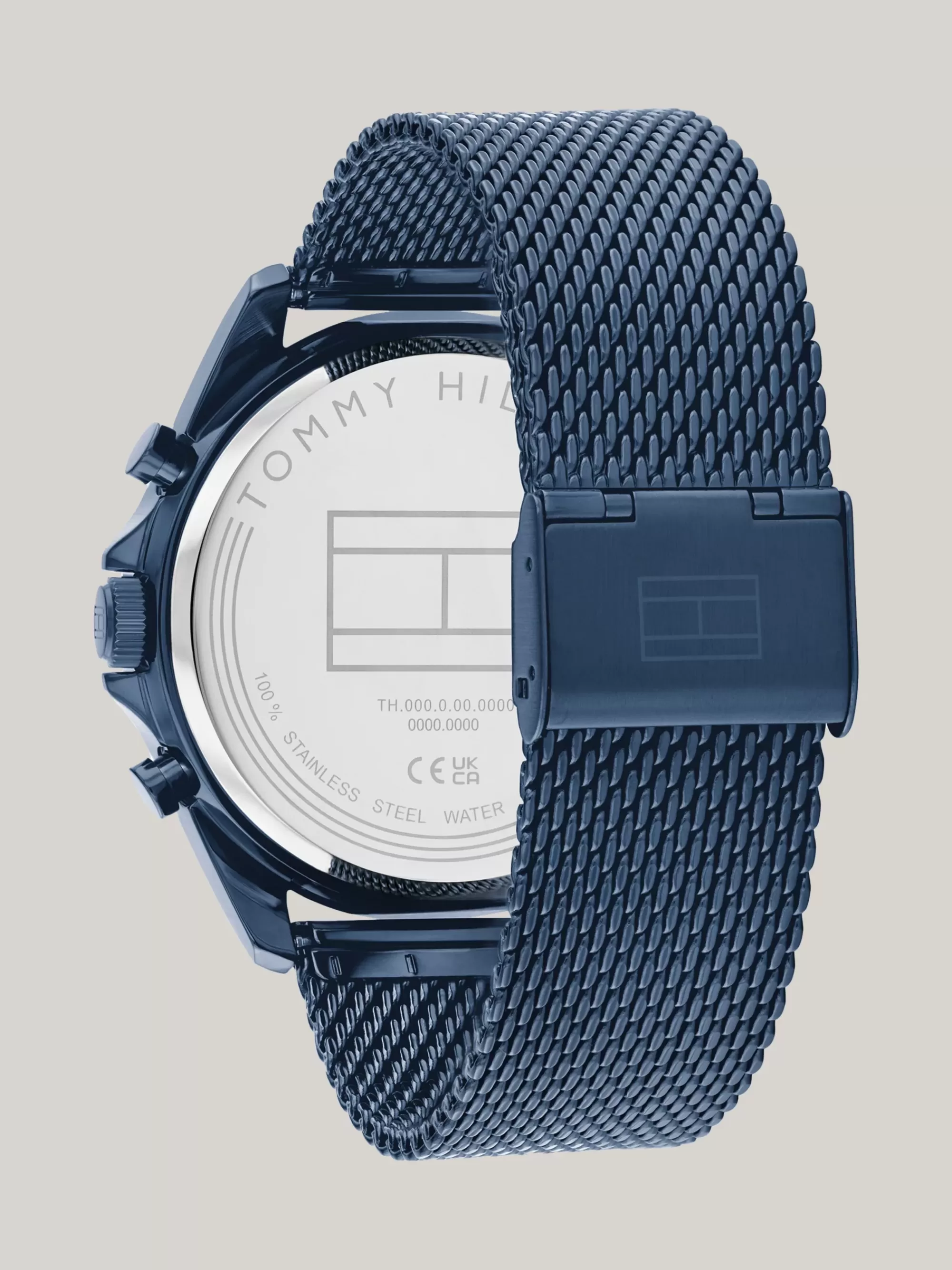 Horloges*Tommy Hilfiger Verguld Roestvrijstalen Horloge BLUE