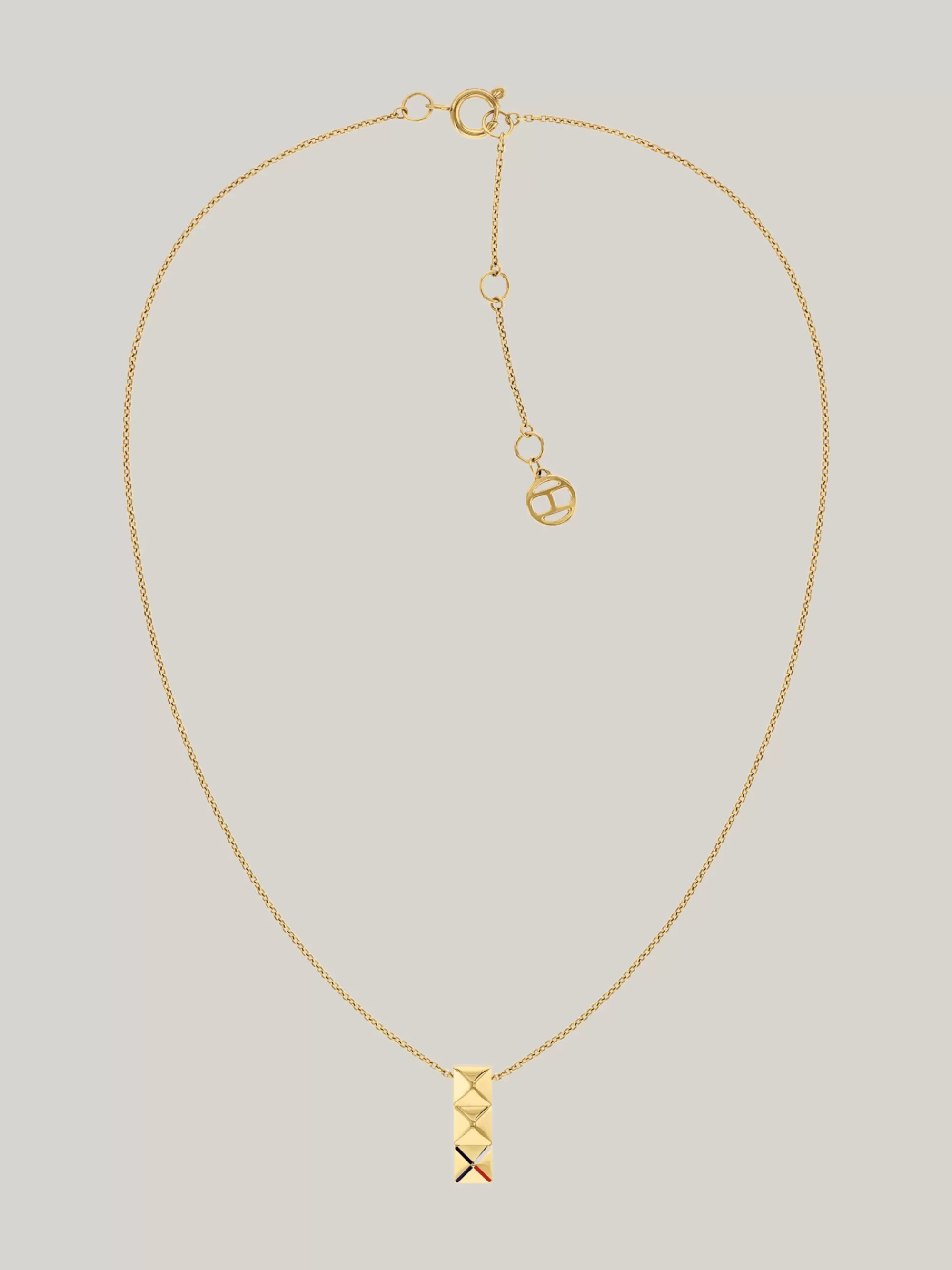 Sieraden*Tommy Hilfiger Vergulde Ketting Met Hanger GOLD