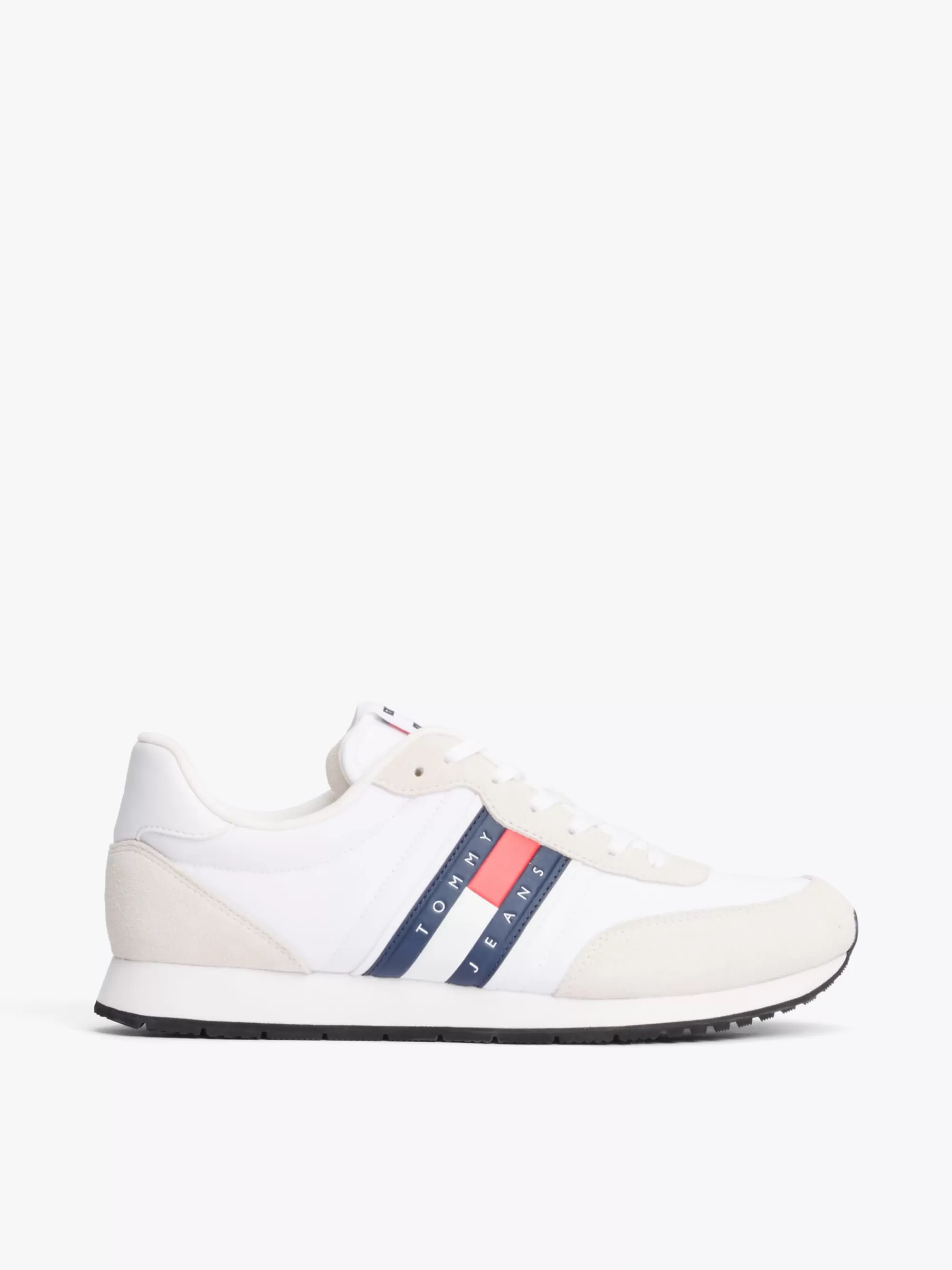 White Trainers | Sneakers*Tommy Hilfiger Vetersneaker Met Logo WHITE