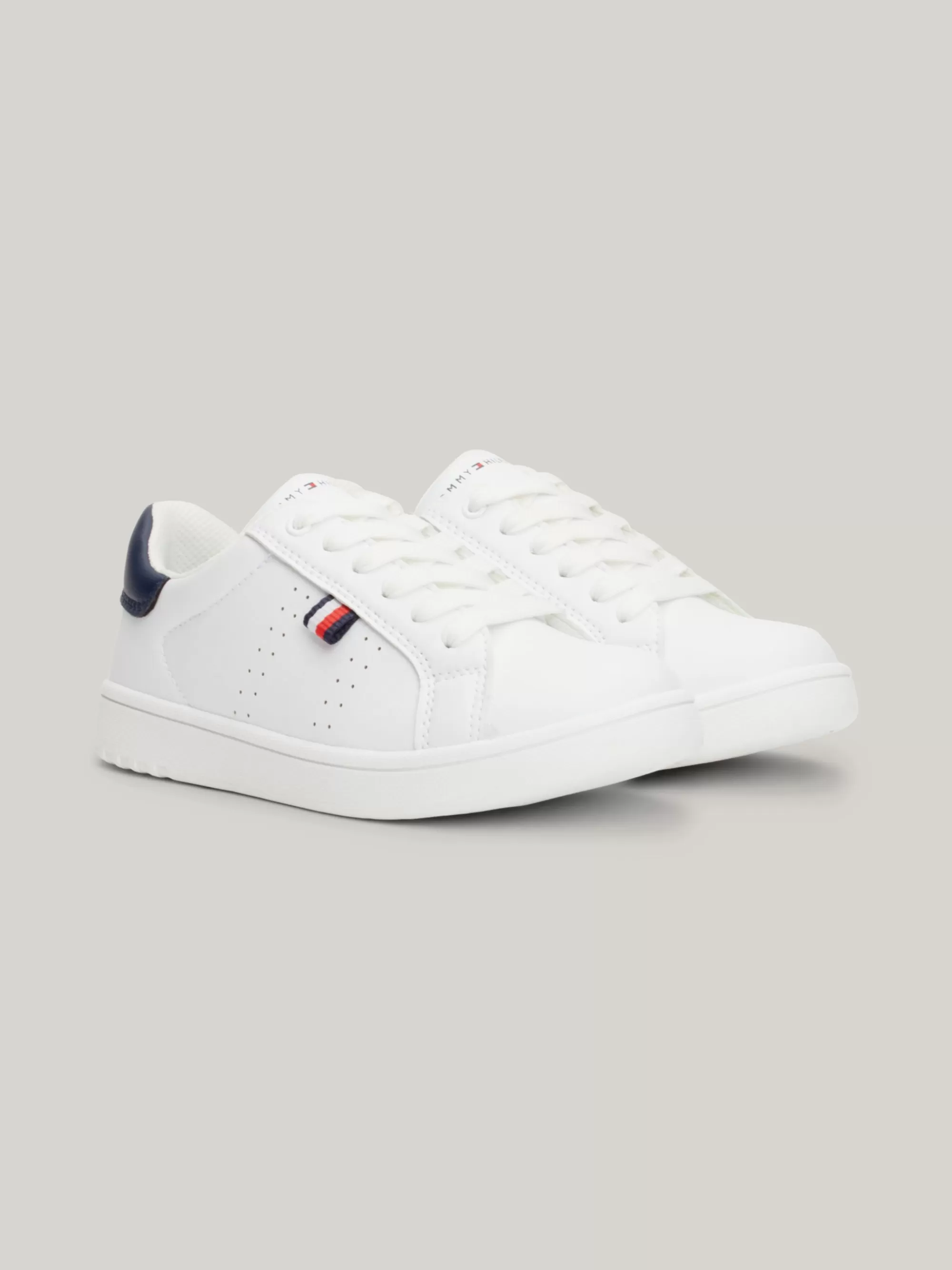 Schoenen & Accessoires*Tommy Hilfiger Vetersneaker Met Logo WHITE
