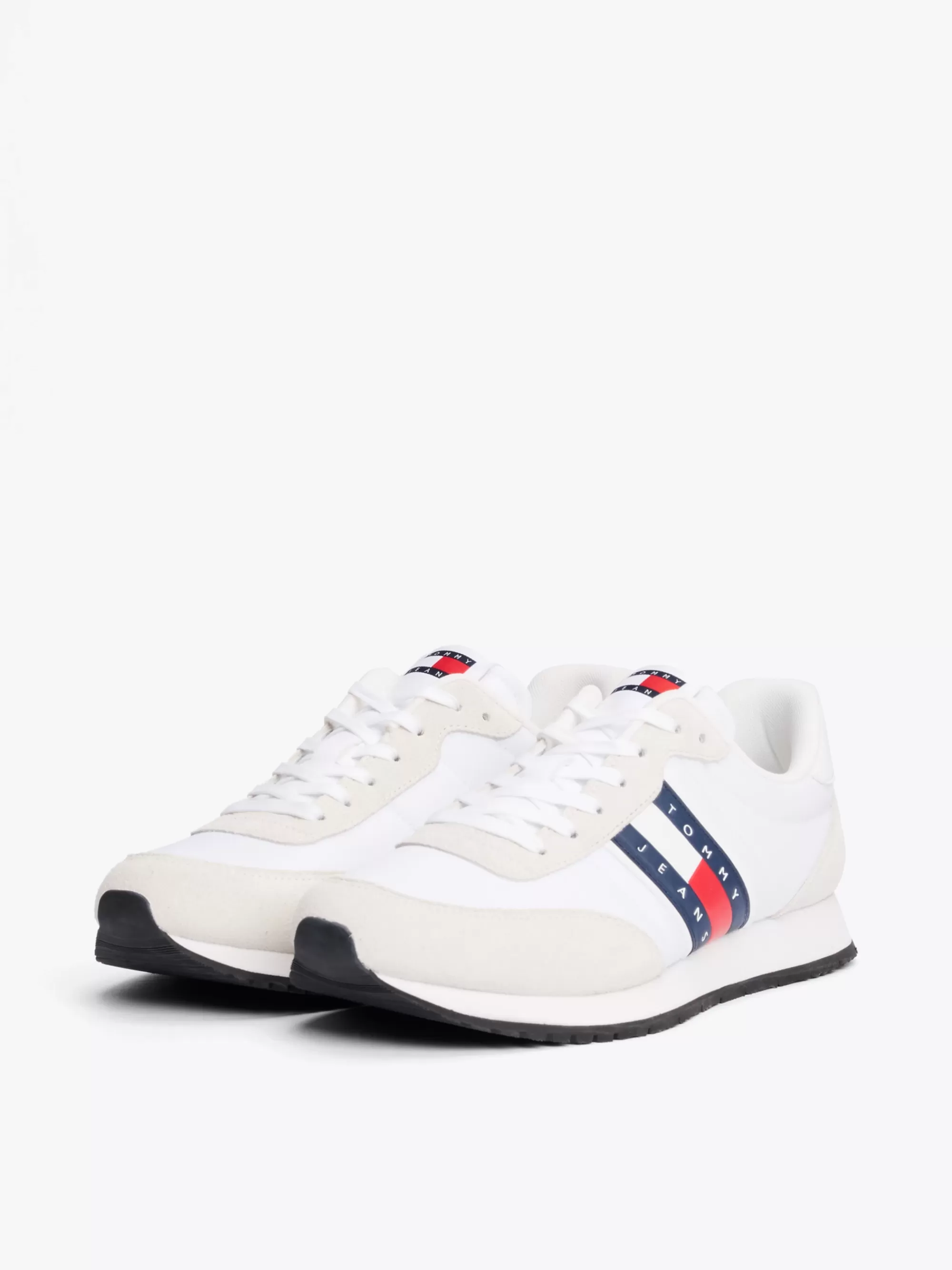 White Trainers | Sneakers*Tommy Hilfiger Vetersneaker Met Logo WHITE
