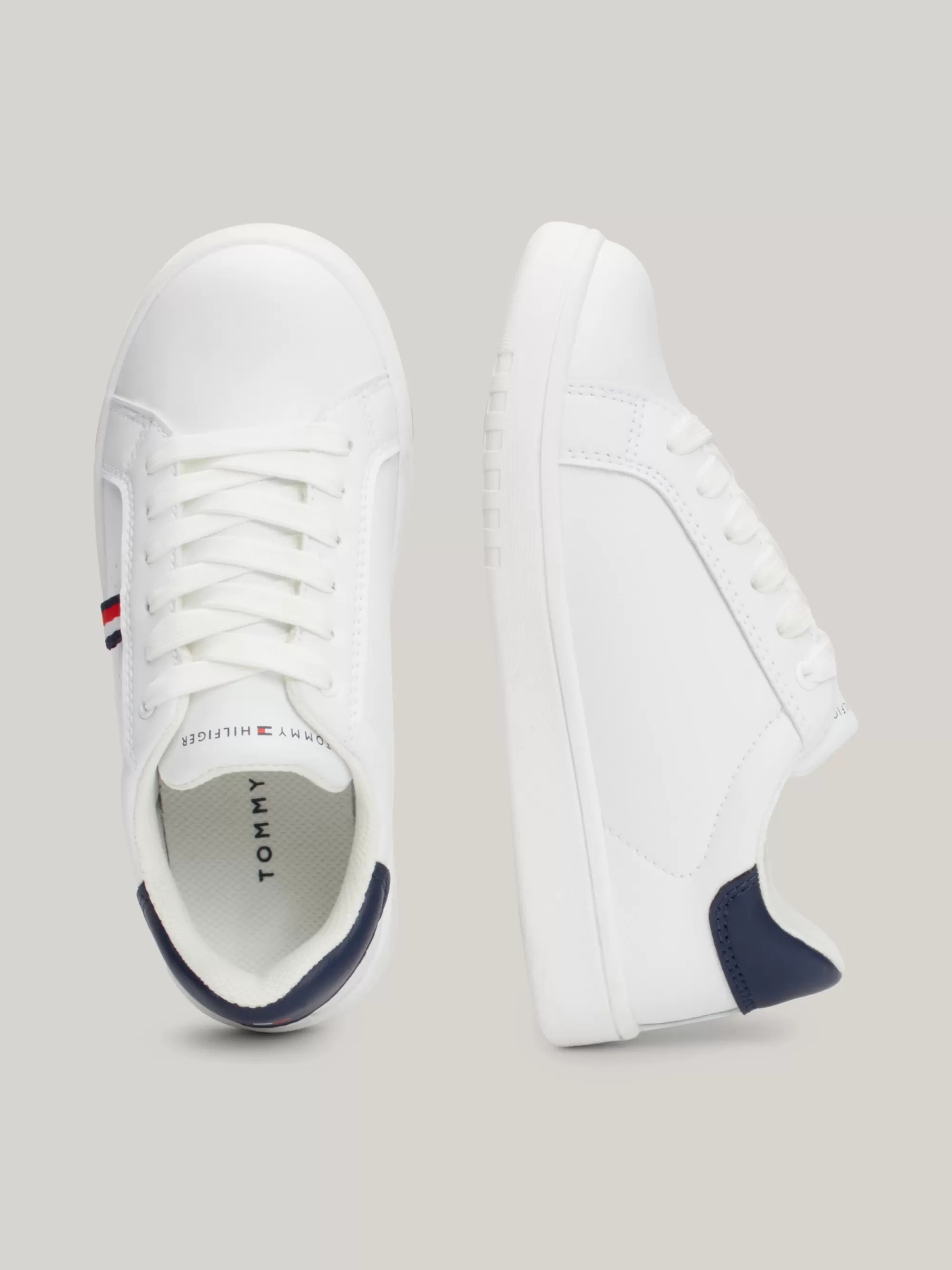 Schoenen & Accessoires*Tommy Hilfiger Vetersneaker Met Logo WHITE