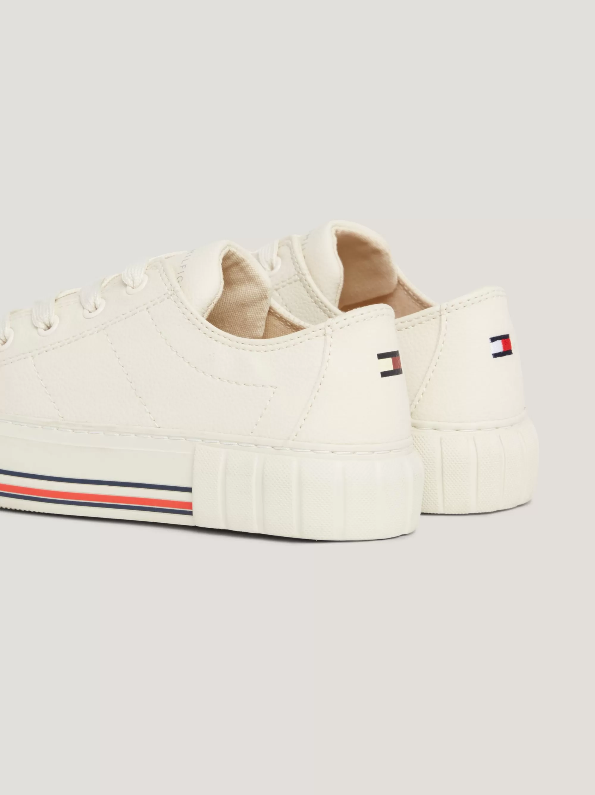 Schoenen & Accessoires*Tommy Hilfiger Vetersneaker Met Signature-zool MILK