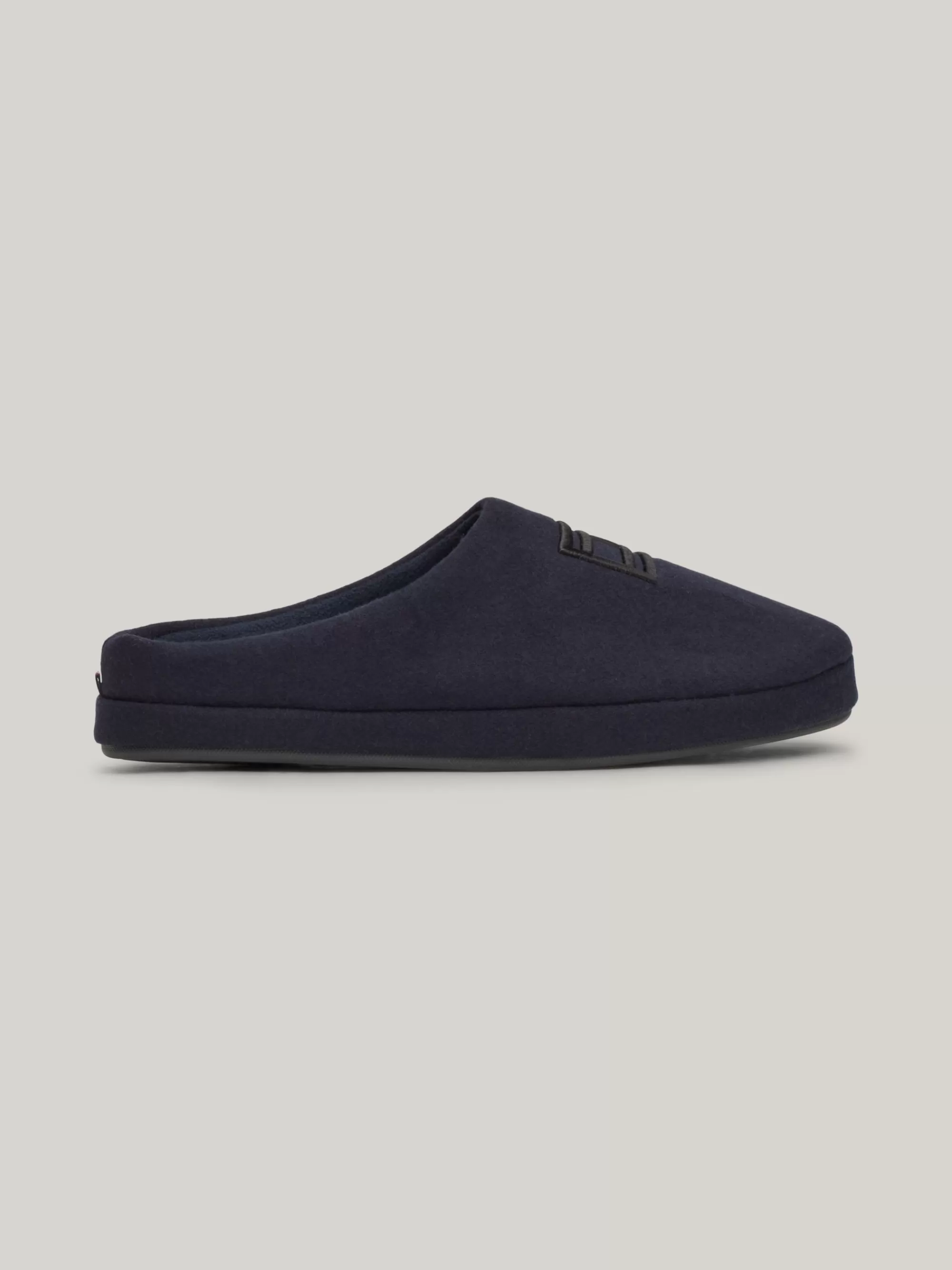 Lage Schoenen*Tommy Hilfiger Vilten Pantoffel Met Geborduurde Vlag DESERT SKY