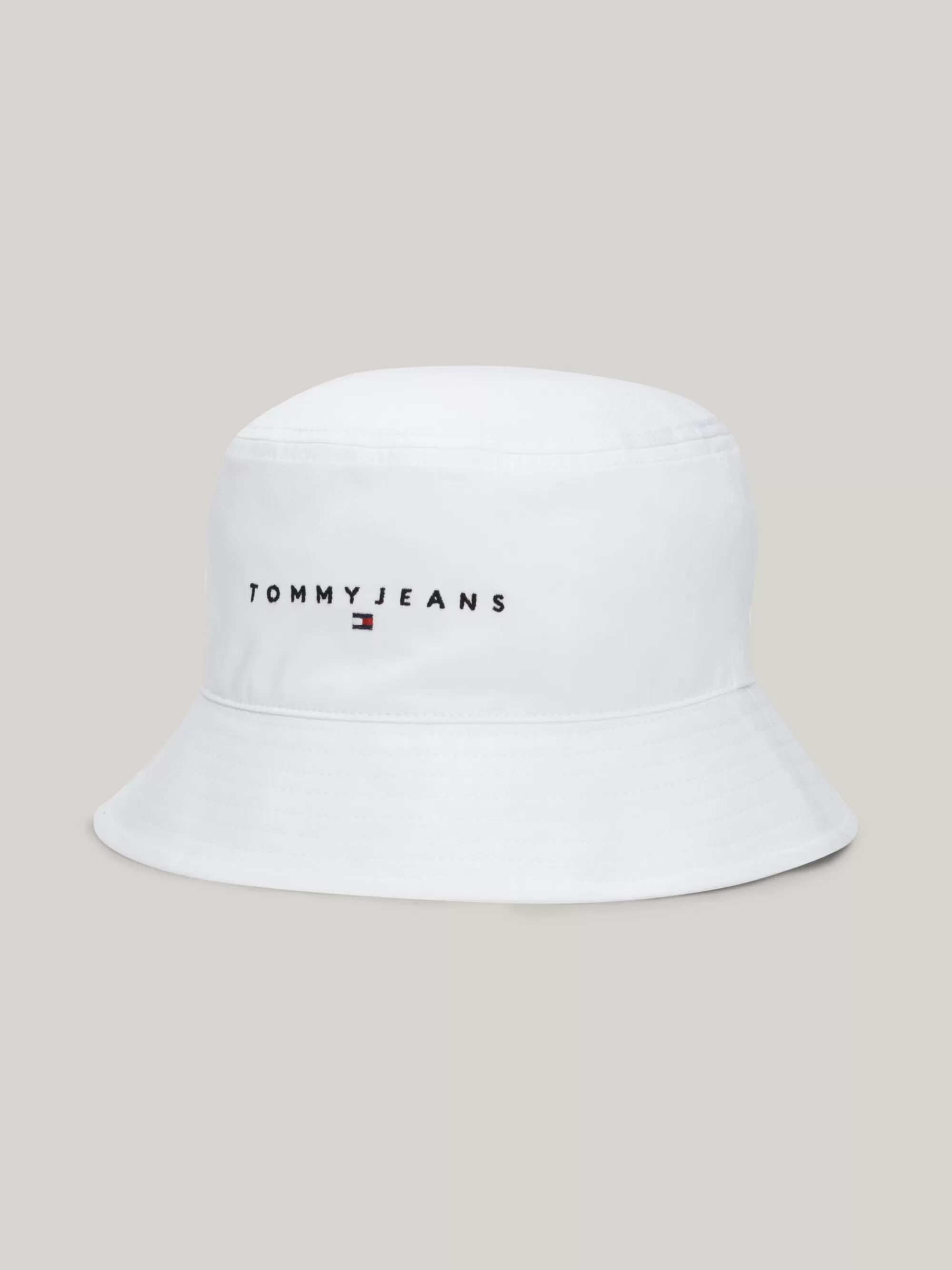 Mutsen, Handschoenen & Sjaals*Tommy Hilfiger Vissershoed Met Geborduurd Logo WHITE