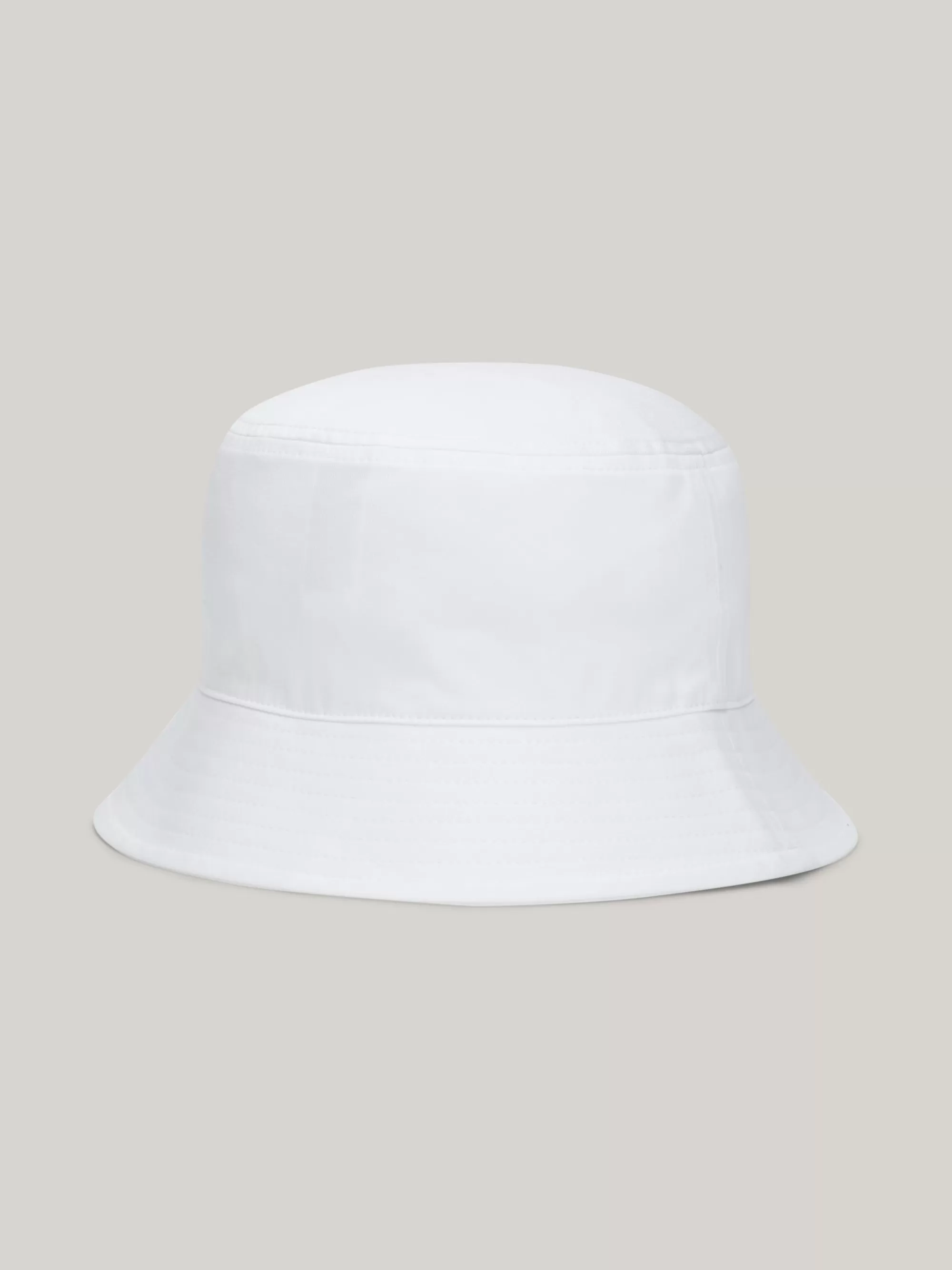 Mutsen, Handschoenen & Sjaals*Tommy Hilfiger Vissershoed Met Geborduurd Logo WHITE