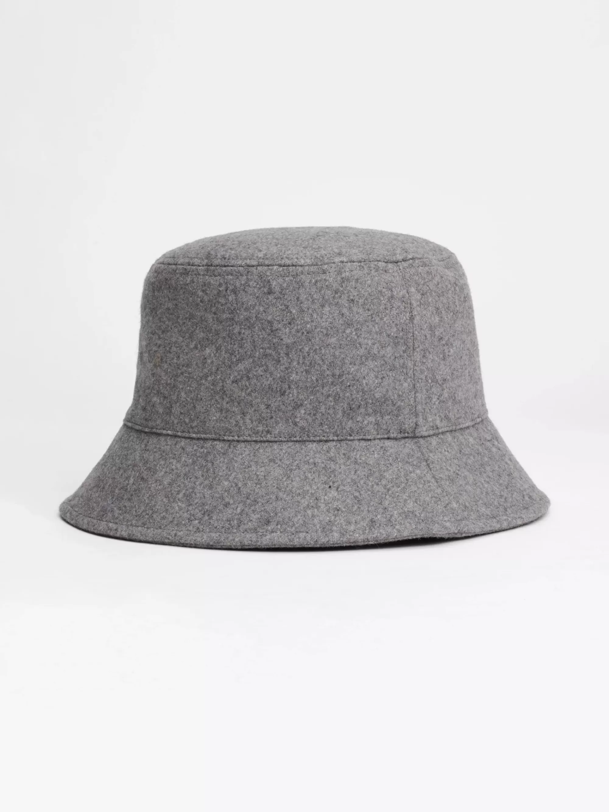 Mutsen & Sjaals*Tommy Hilfiger Vissershoed Van Wolmix Met TH-monogram MID GREY MELANGE