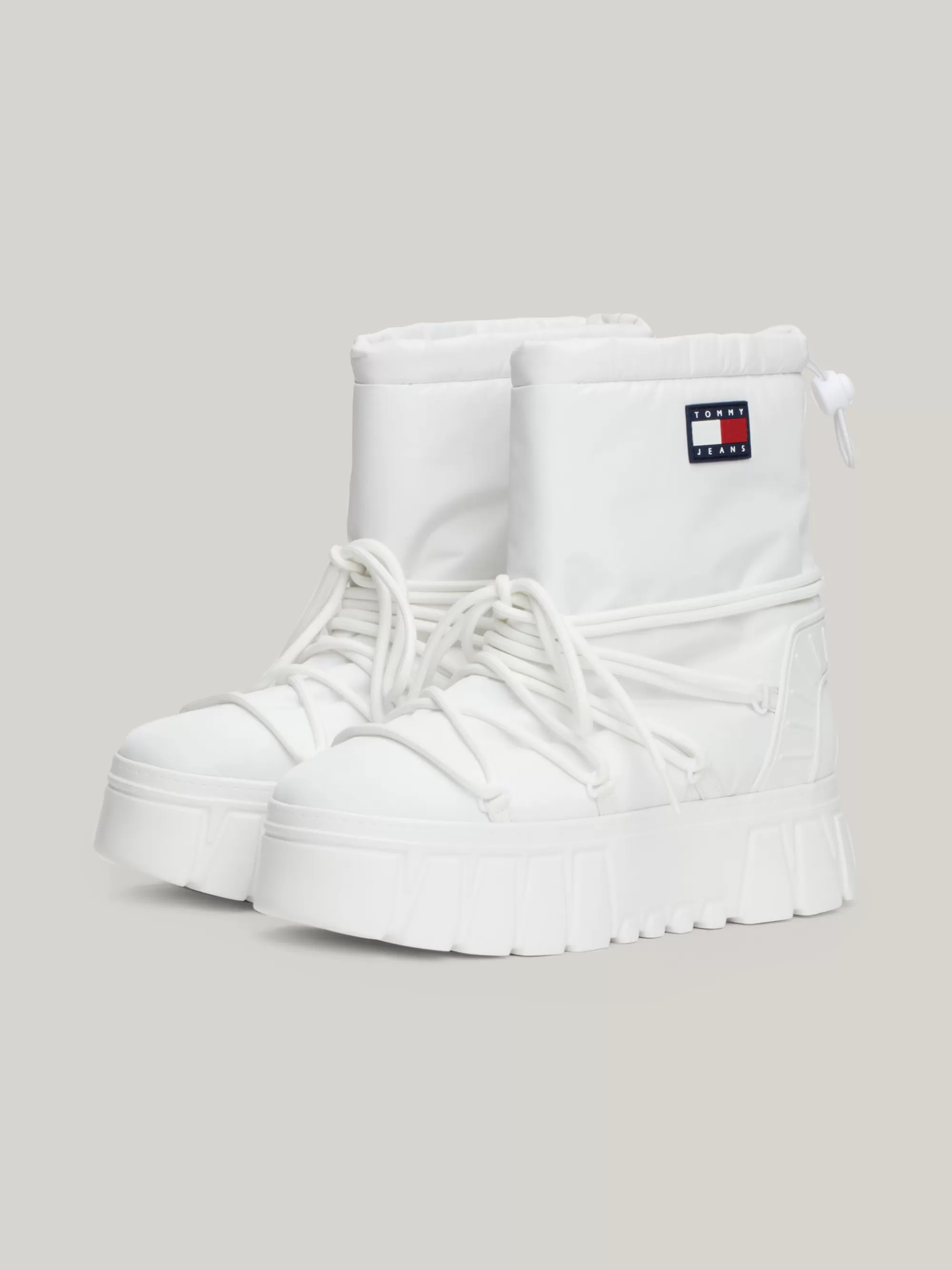 Laarzen & Enkellaarzen*Tommy Hilfiger Warm Gevoerde Hybride Snowboot ECRU