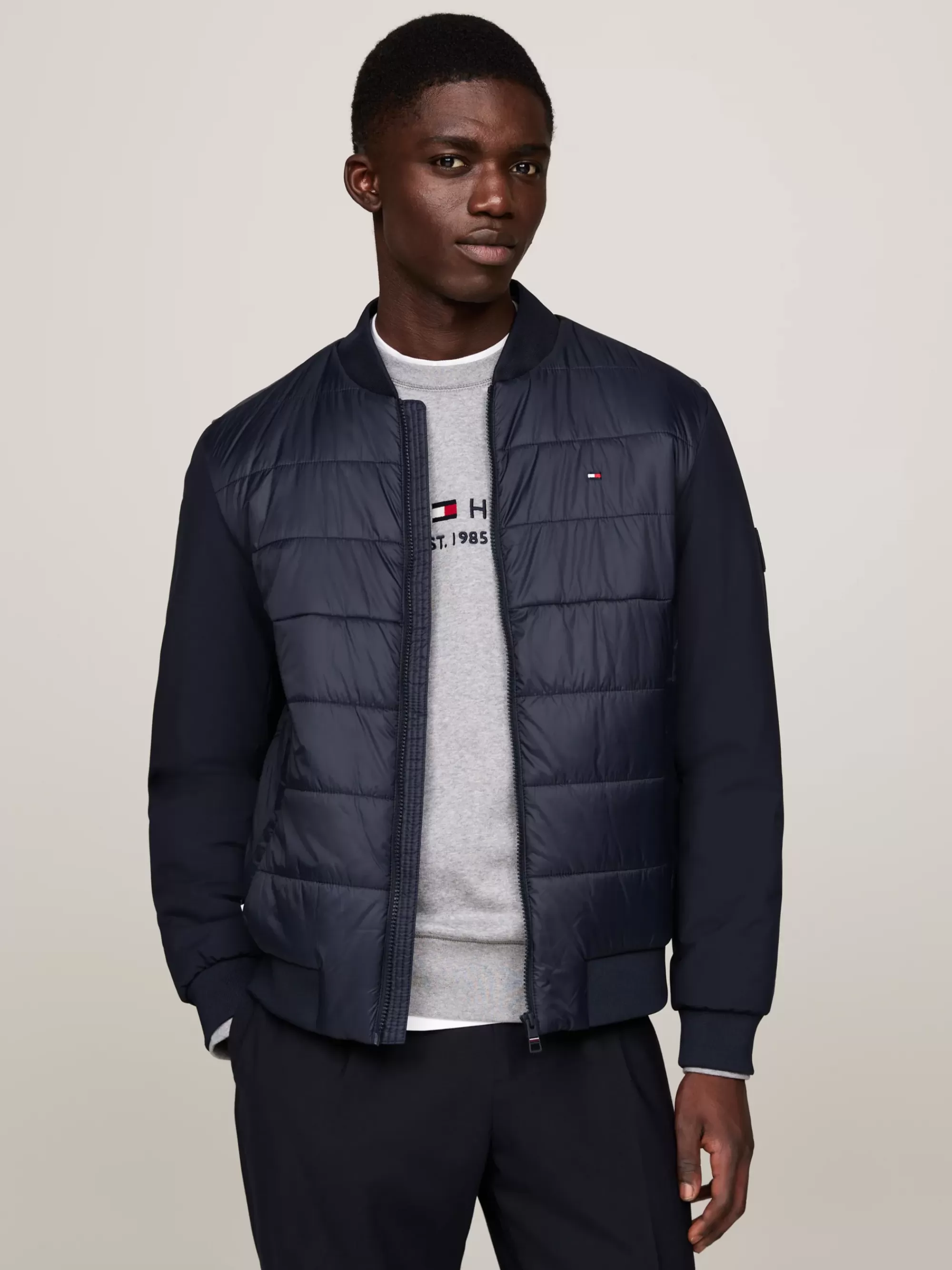 Jassen & Jacks | Bomberjacks*Tommy Hilfiger Waterafstotend Bomberjack Met Thermo-isolatie DESERT SKY