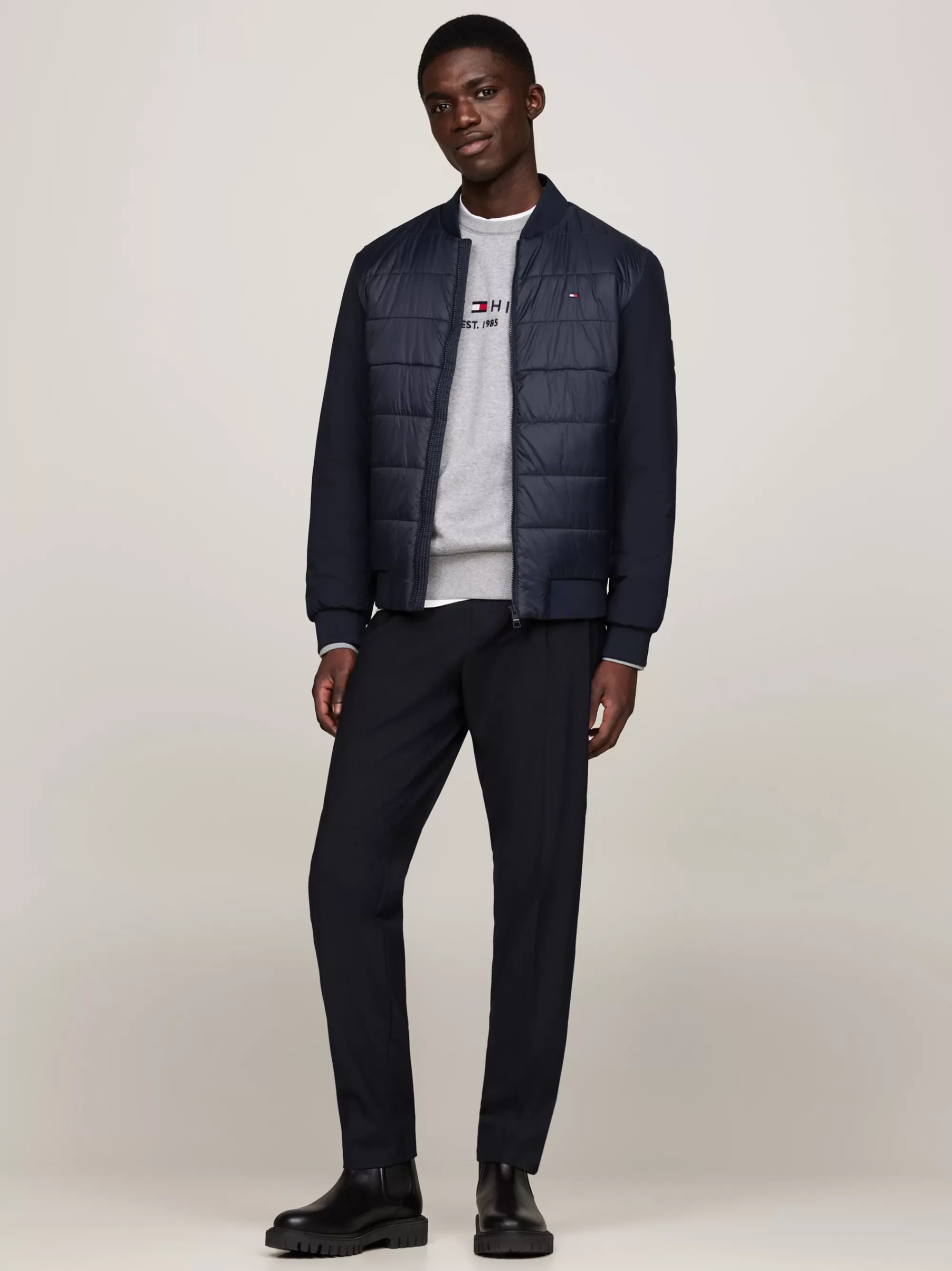 Jassen & Jacks | Bomberjacks*Tommy Hilfiger Waterafstotend Bomberjack Met Thermo-isolatie DESERT SKY