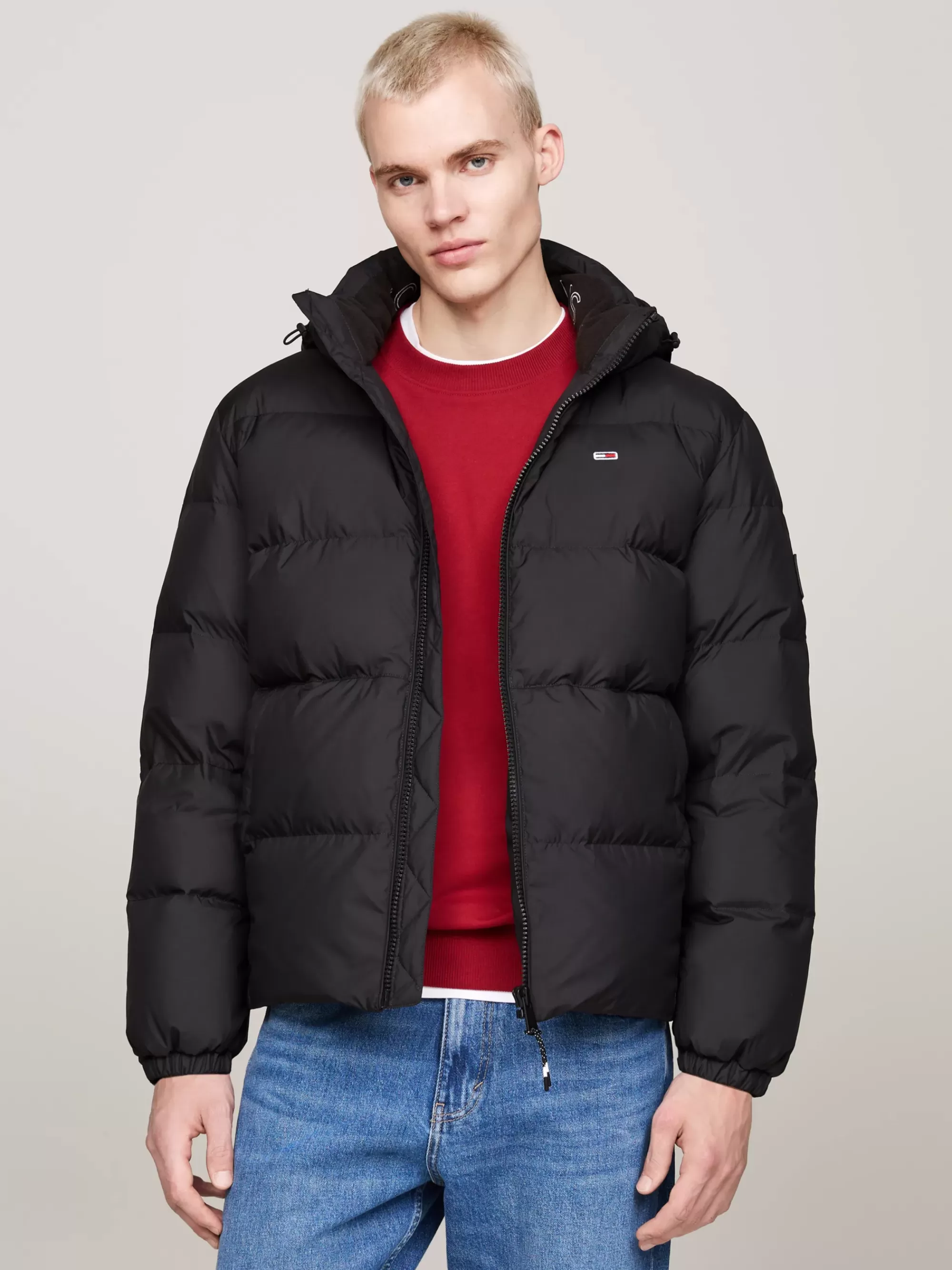 Jassen & Jacks*Tommy Hilfiger Waterafstotend Donsjack BLACK