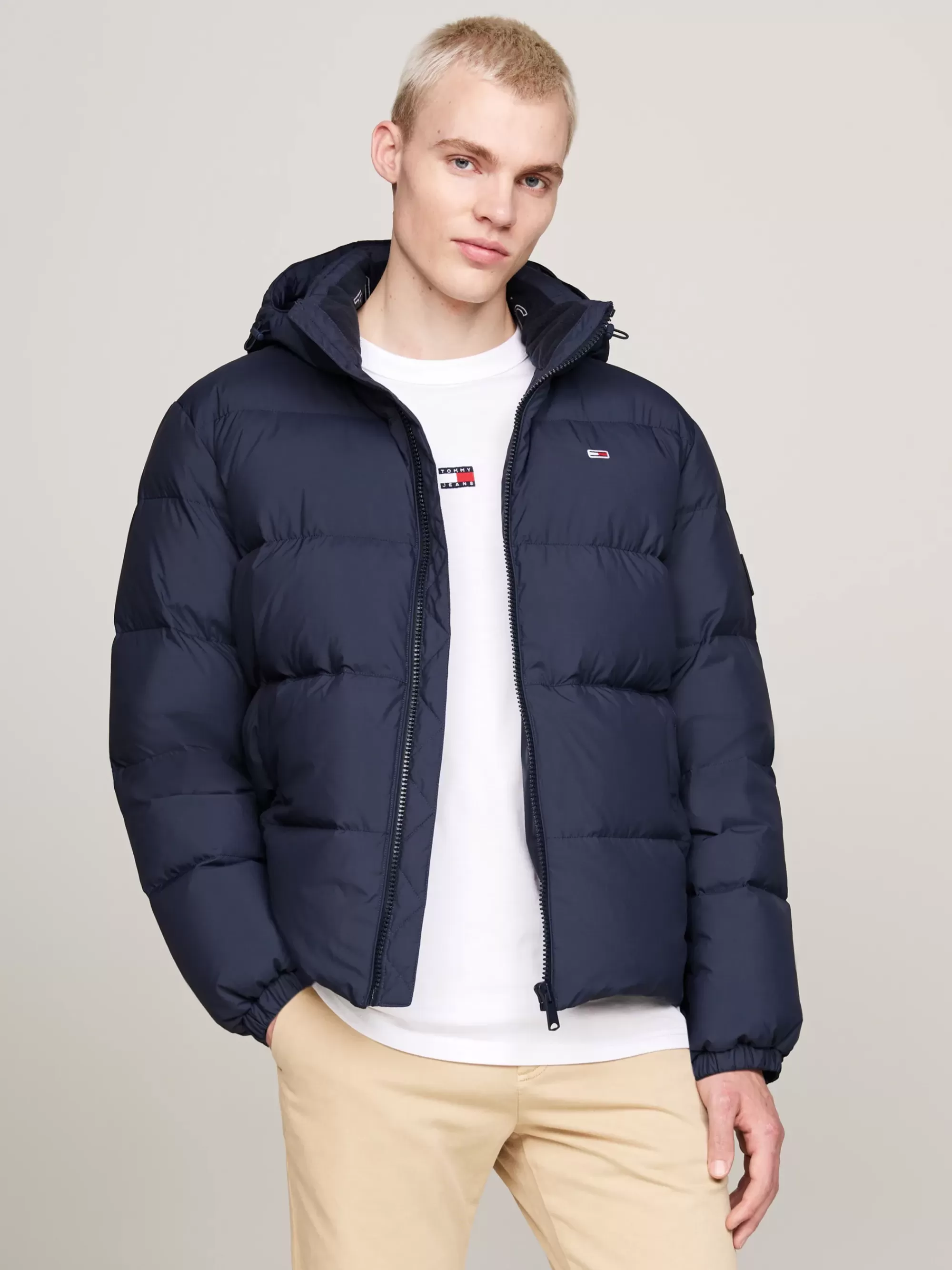 Jassen & Jacks*Tommy Hilfiger Waterafstotend Donsjack DARK NIGHT NAVY