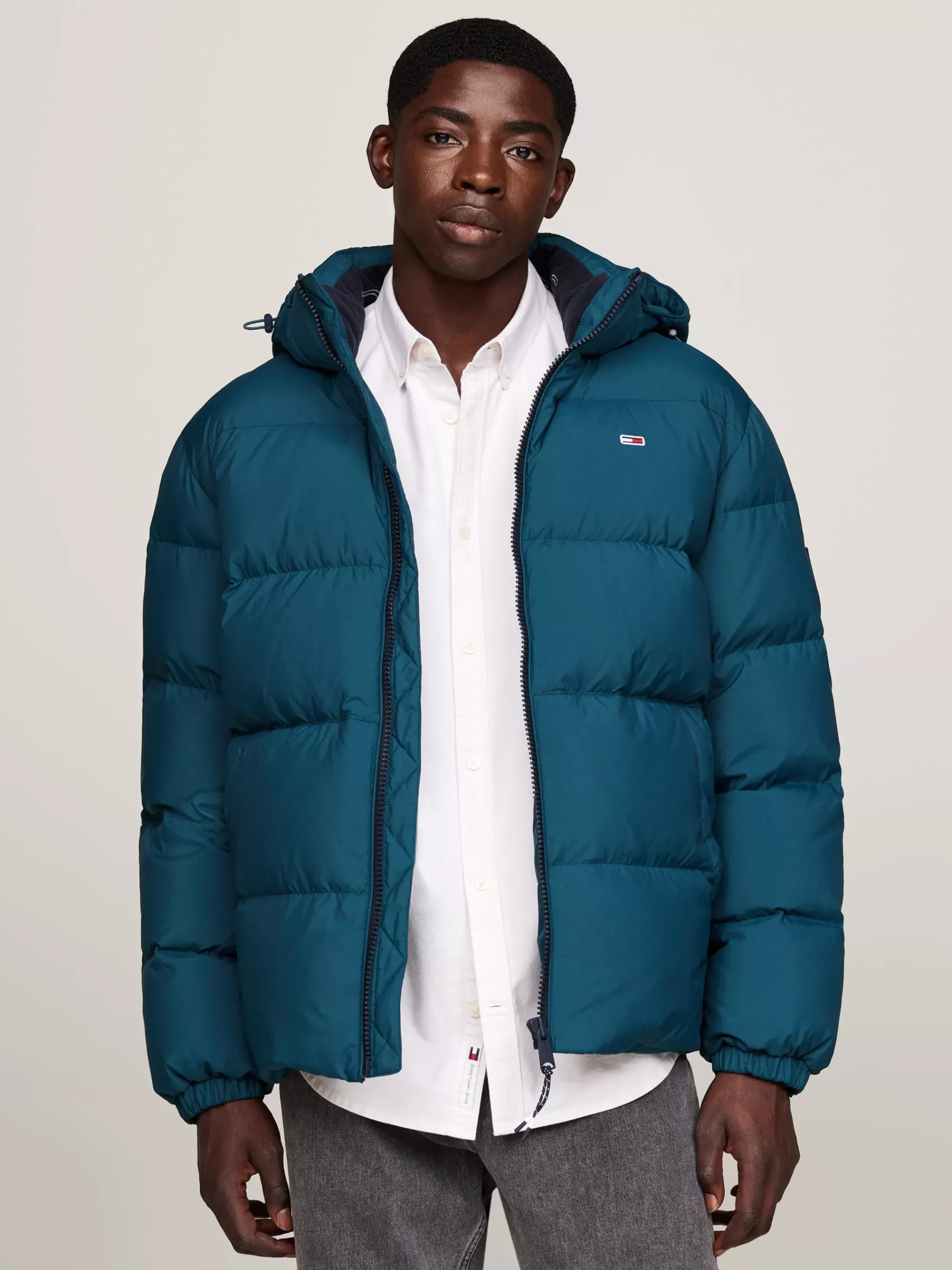 Jassen & Jacks*Tommy Hilfiger Waterafstotend Donsjack DEEP SEAWATER