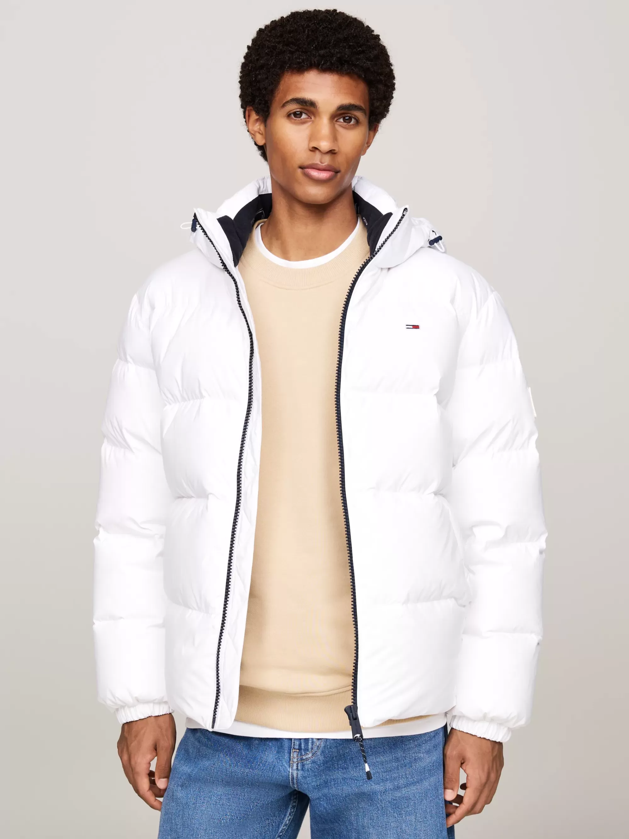 Jassen & Jacks*Tommy Hilfiger Waterafstotend Donsjack WHITE