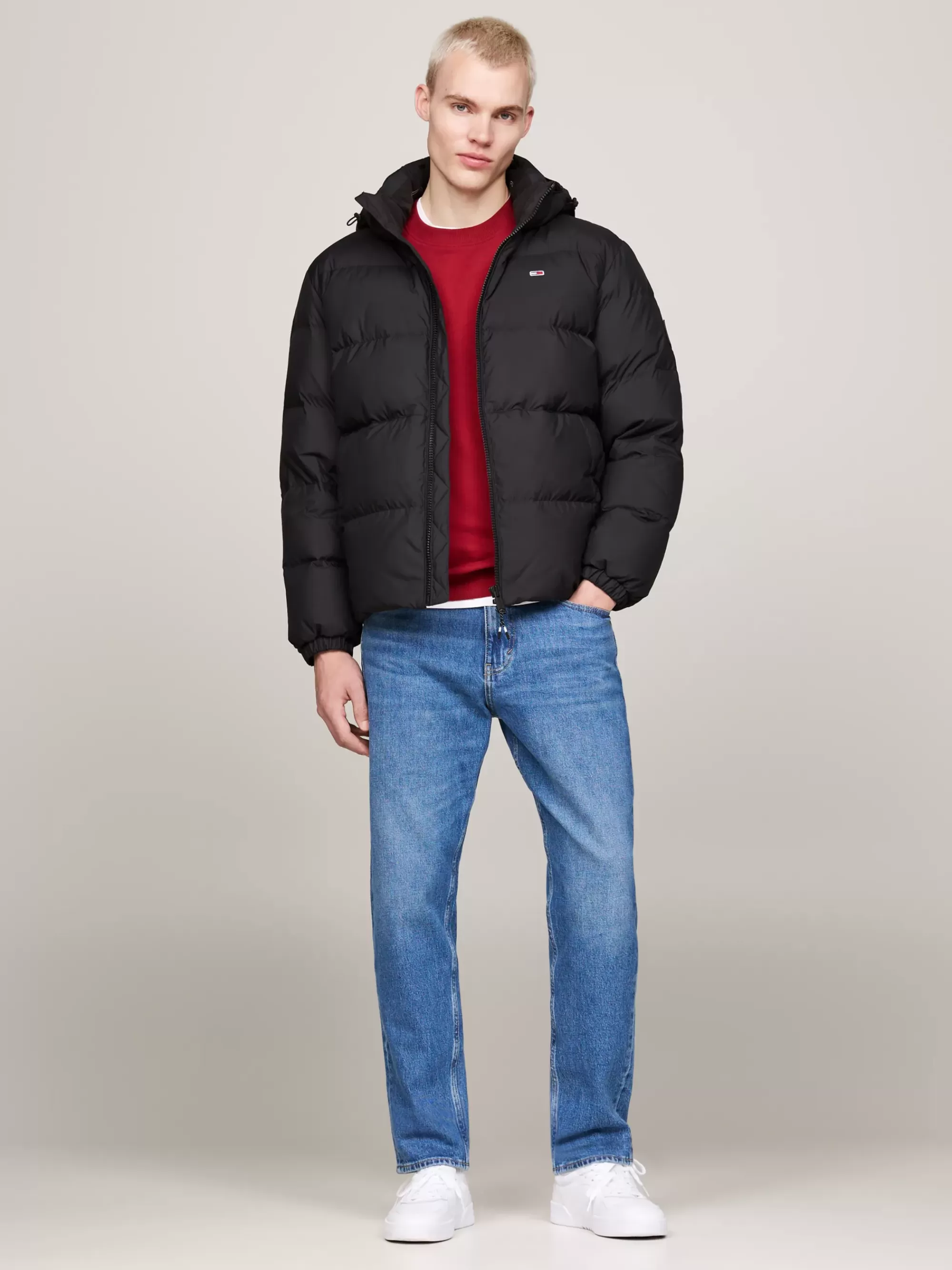 Jassen & Jacks*Tommy Hilfiger Waterafstotend Donsjack BLACK