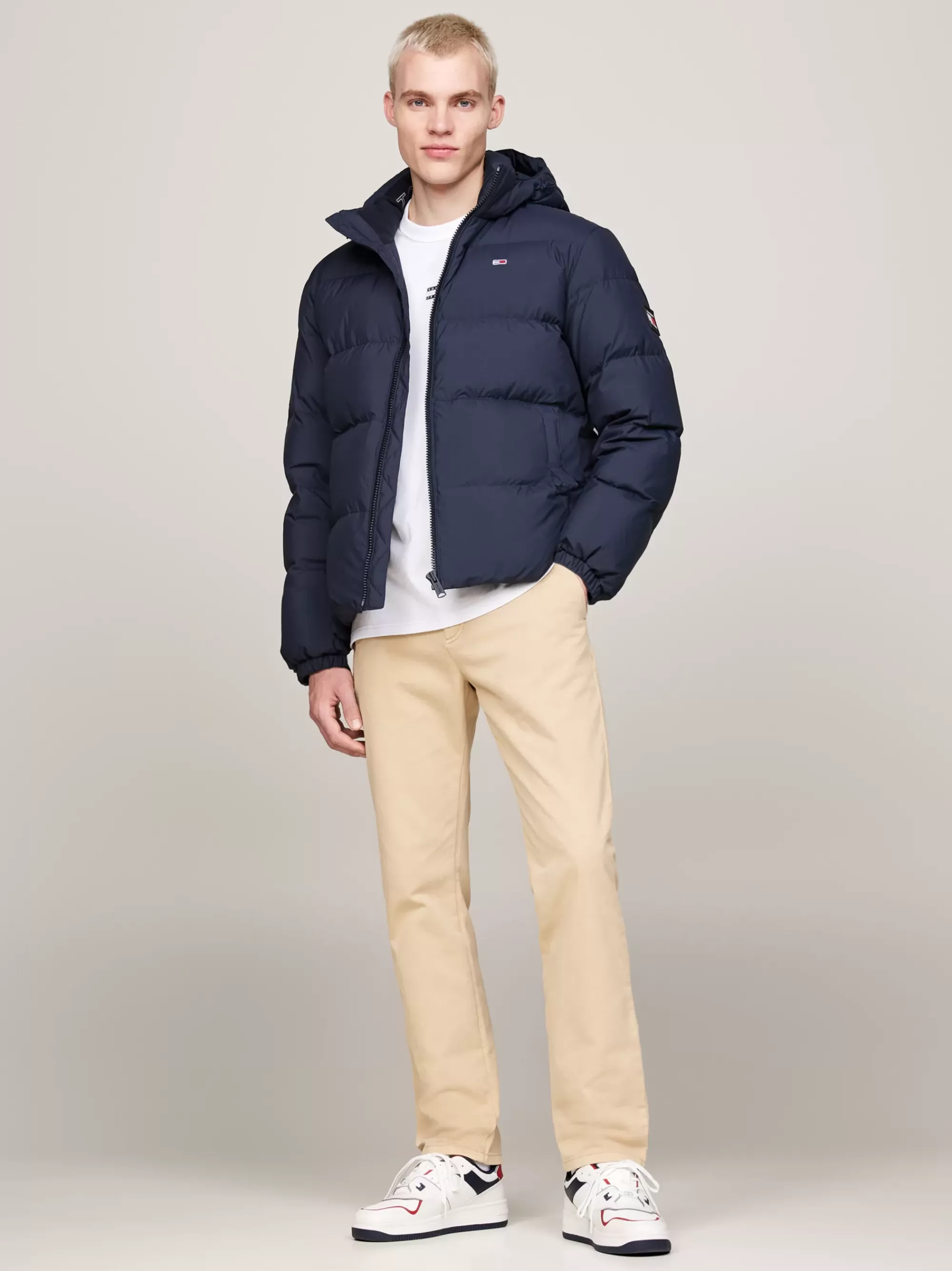 Jassen & Jacks*Tommy Hilfiger Waterafstotend Donsjack DARK NIGHT NAVY
