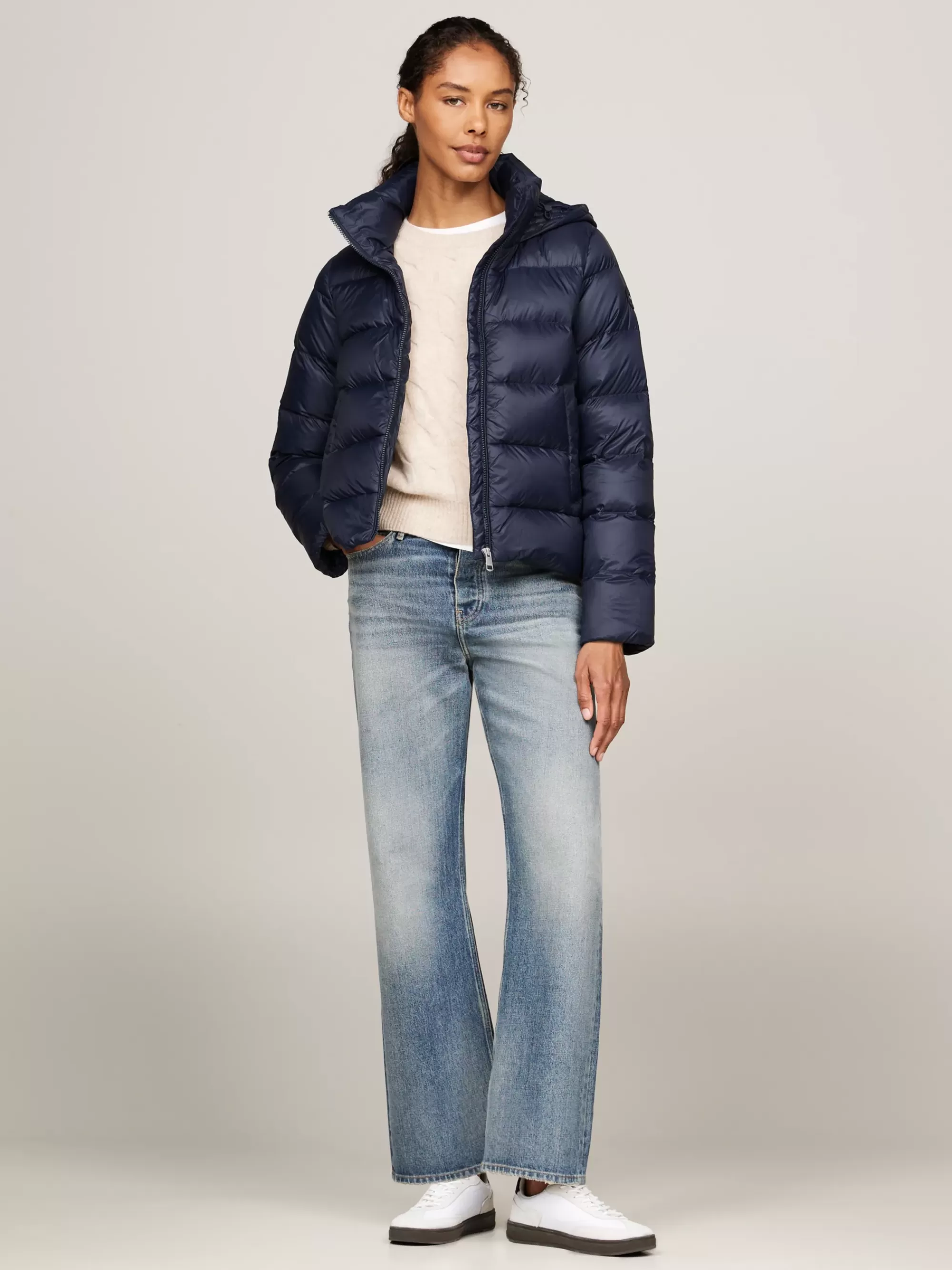 Jassen & Jacks*Tommy Hilfiger Waterafstotend Donsjack DESERT SKY