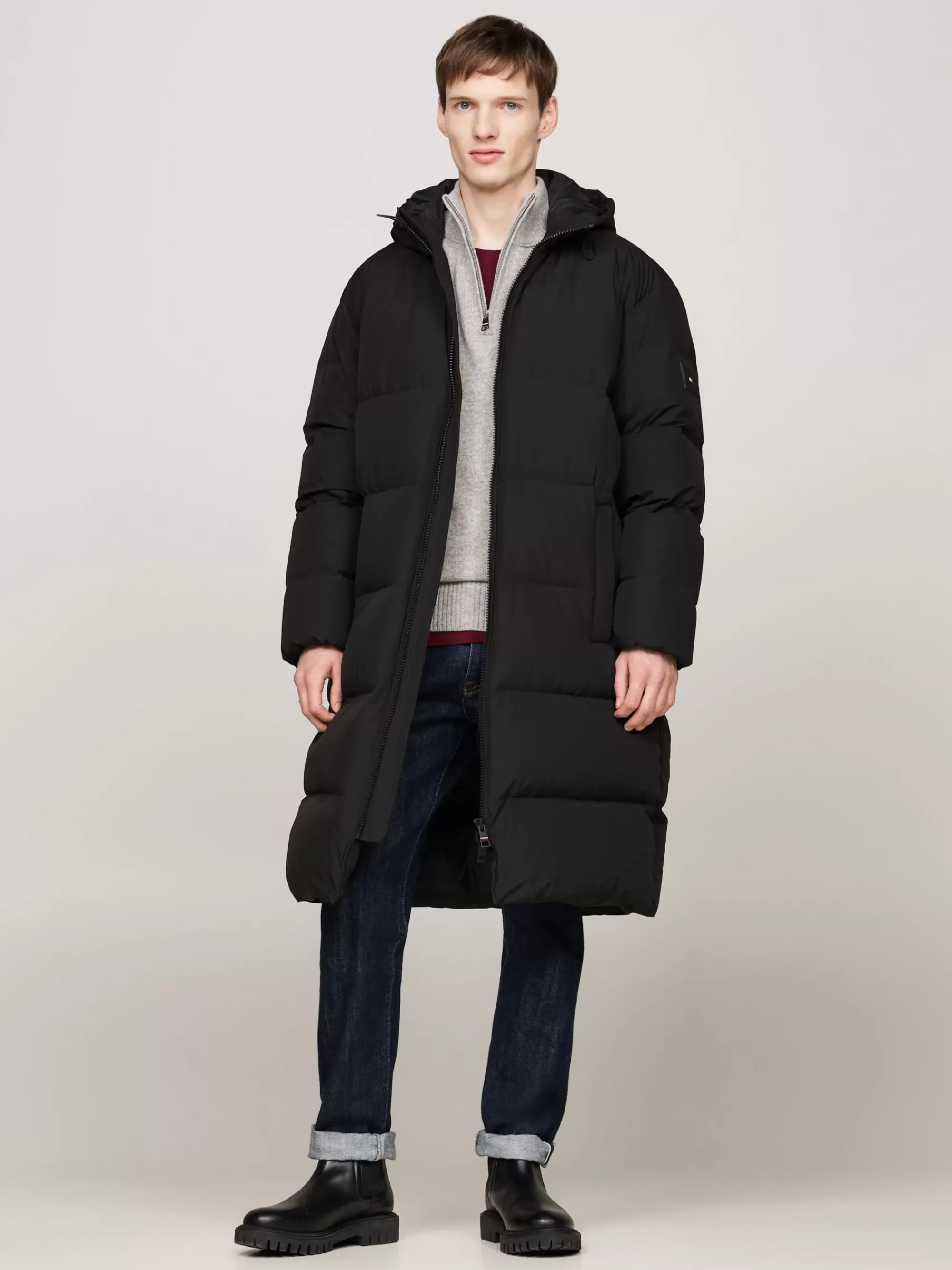 Jassen & Jacks*Tommy Hilfiger Waterafstotende Parka Met Dons BLACK