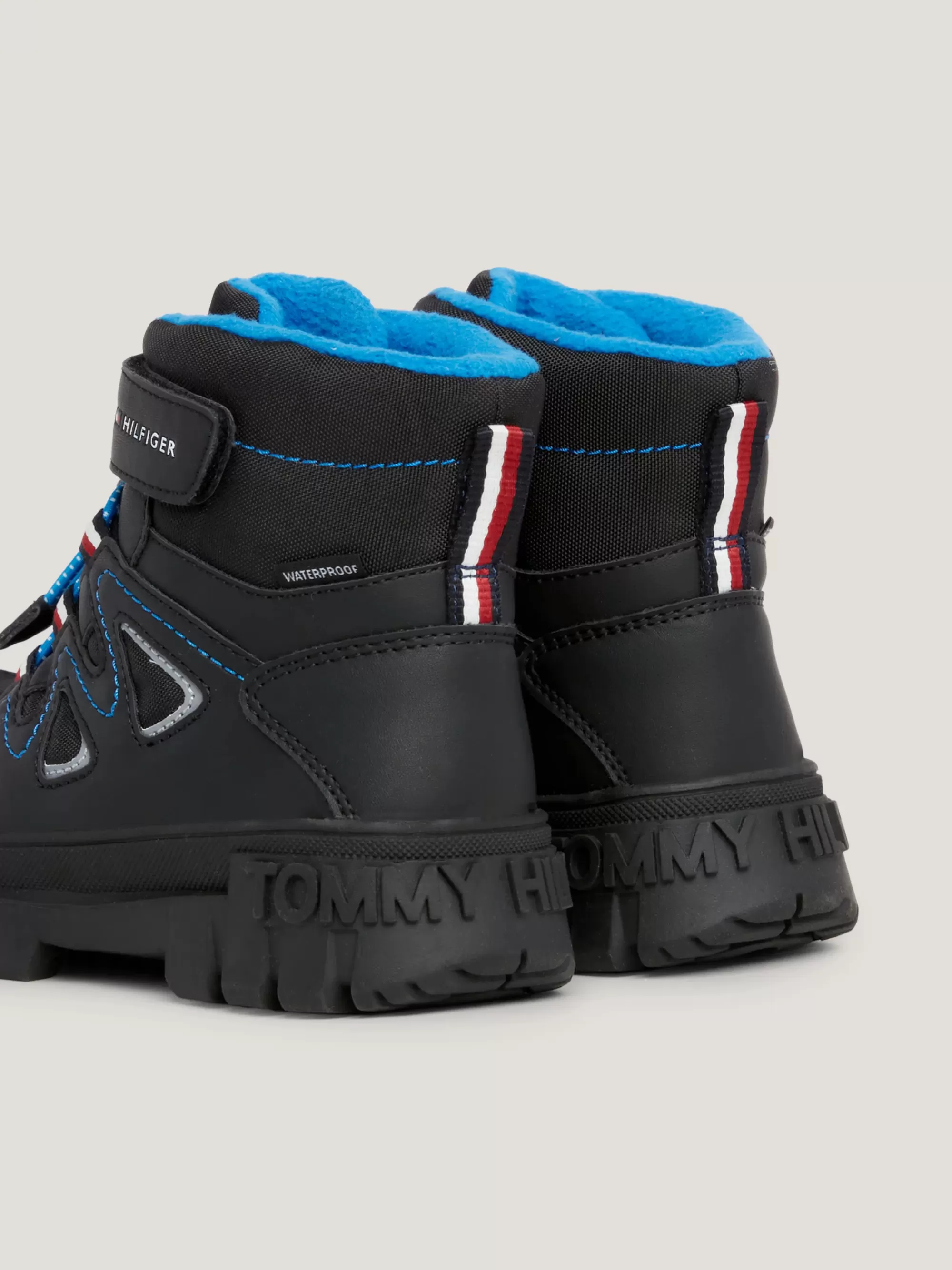 Schoenen & Accessoires*Tommy Hilfiger Waterproof Veterlaars Met Profielzool BLACK